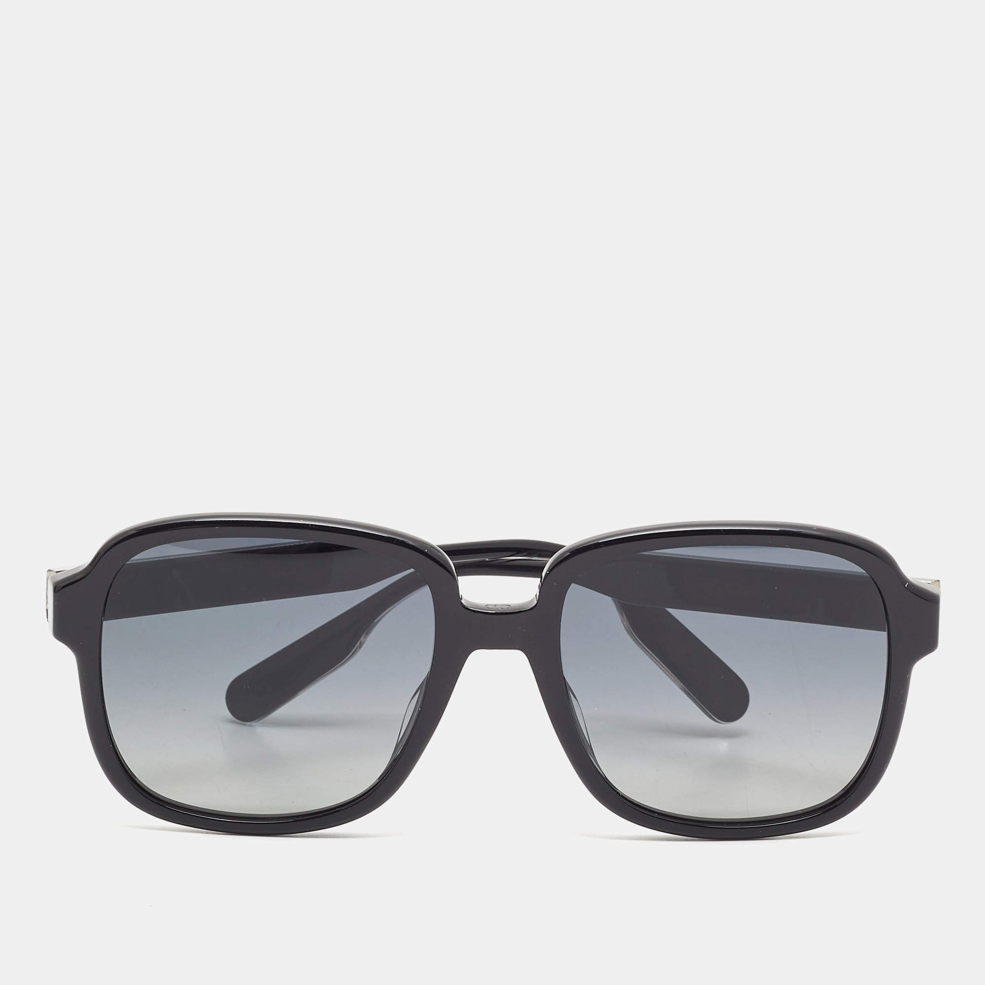 Pre Owned Dior Black Gradient DioRibbon S1I Square Sunglasses