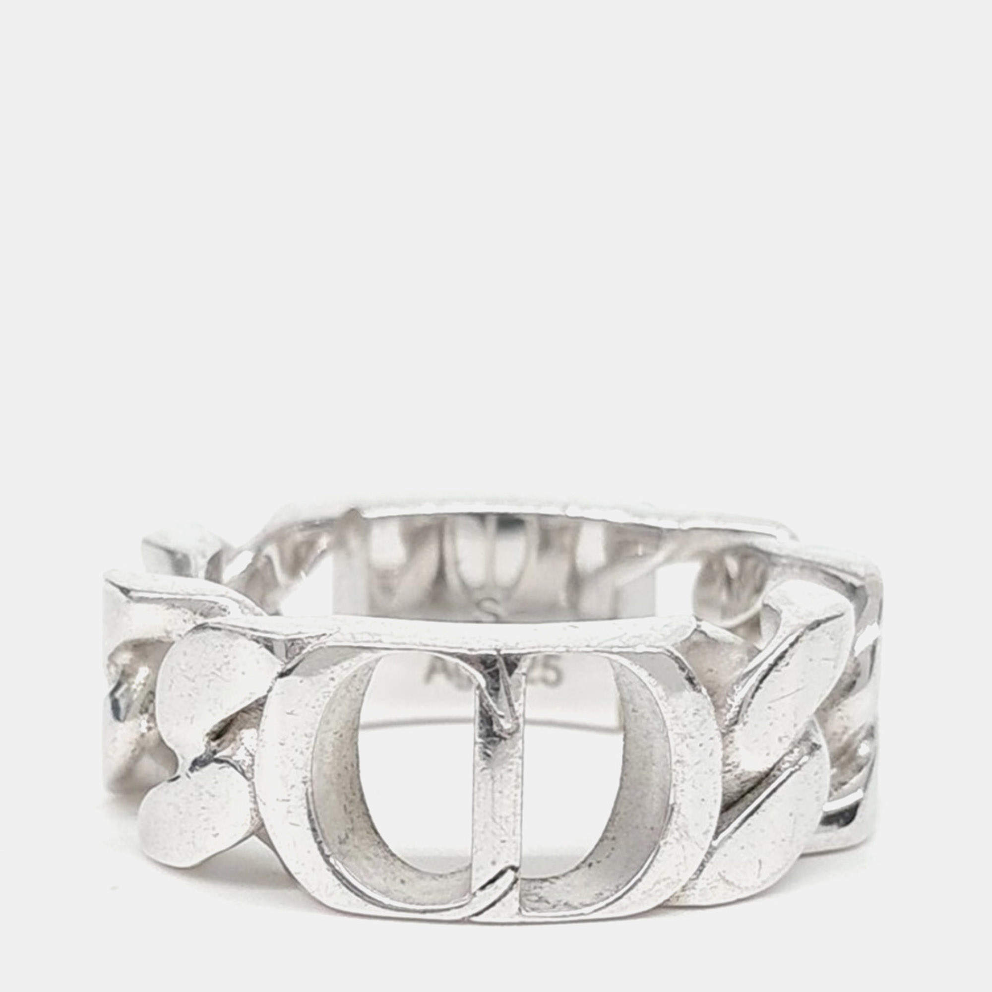 Pre Owned Dior Homme silver ring US 8.75