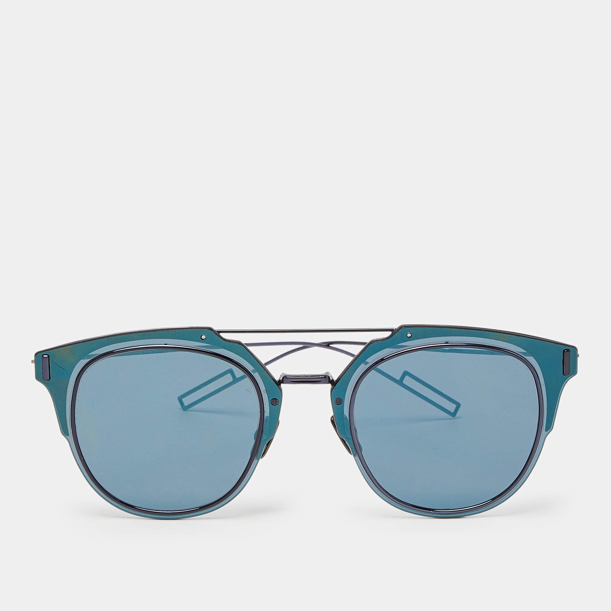 Dior Homme Black/Blue A2J2A DiorComposit 1.0 Aviator Sunglasses