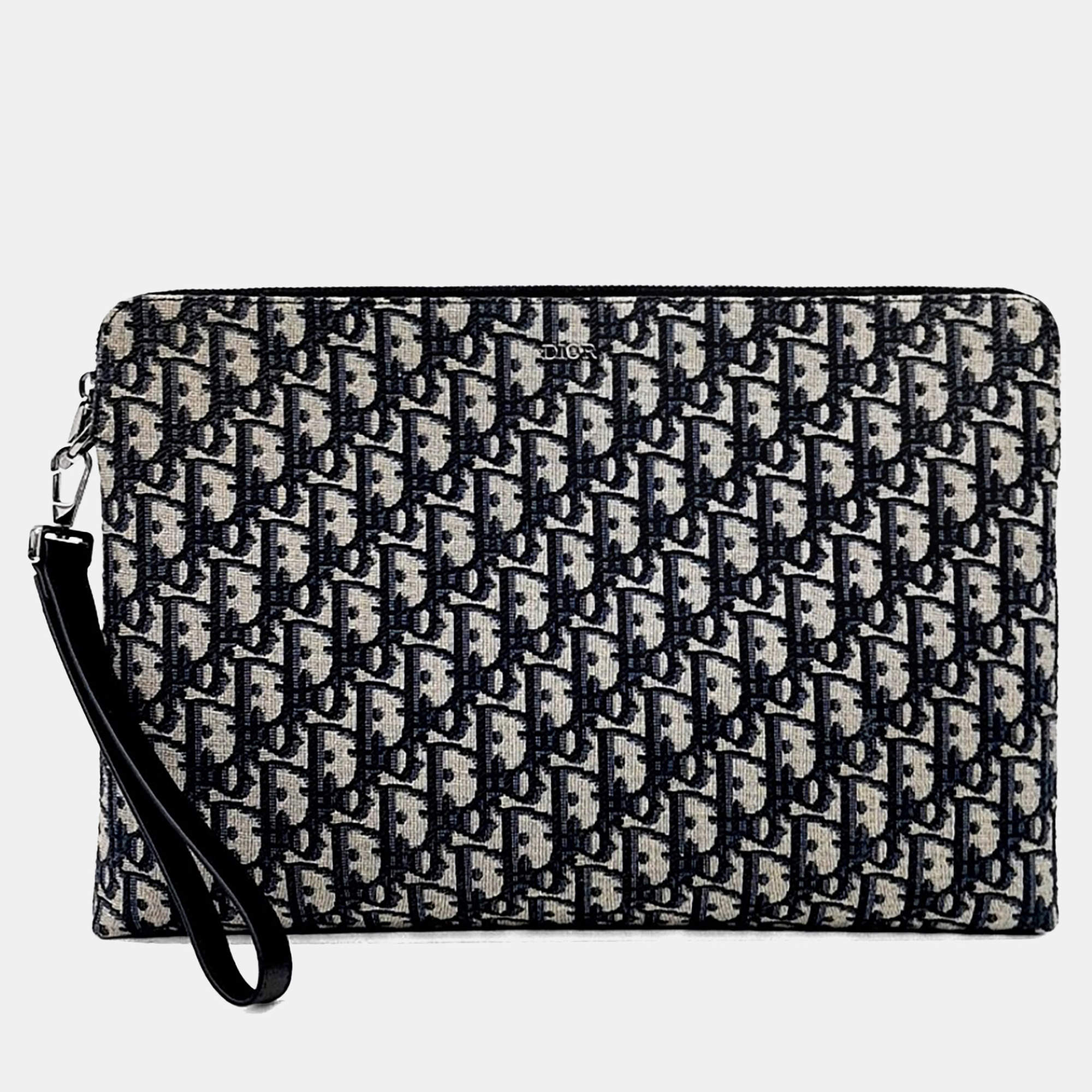 Pre Owned حقيبة صغيرة ديور هوم أوبليك