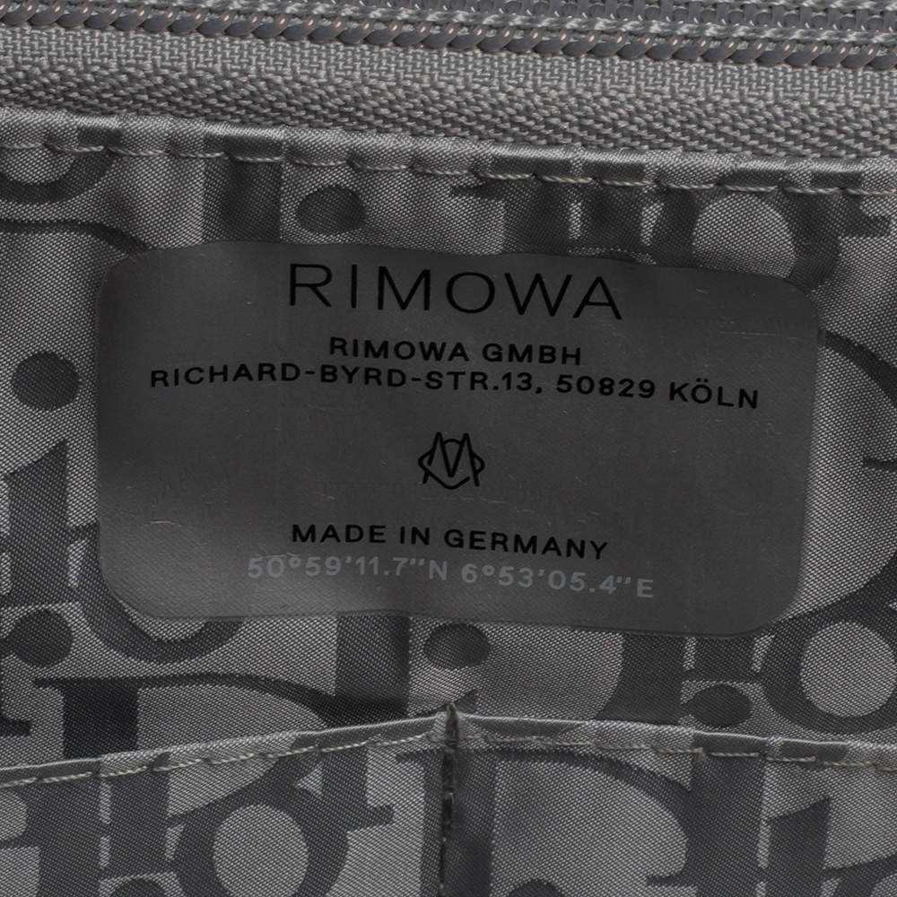 DIOR X RIMOWA HAND CASE BLACK OBLIQUE ALUMINUM - CRTBLNCHSHP