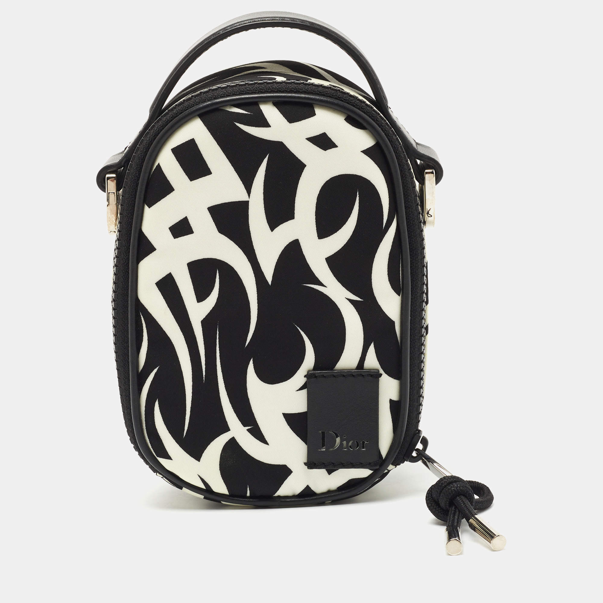 Dior Tribal Printed Nylon Zip Around Pouch