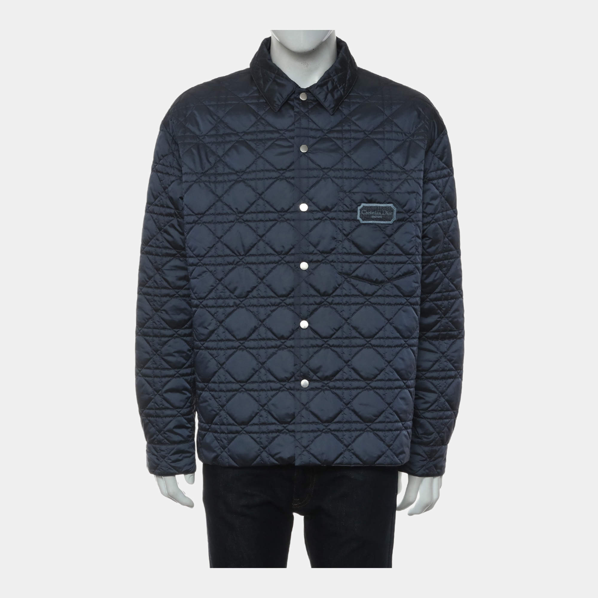Dior Homme Black Wool Blend Hooded Duffle Coat S Dior | TLC US