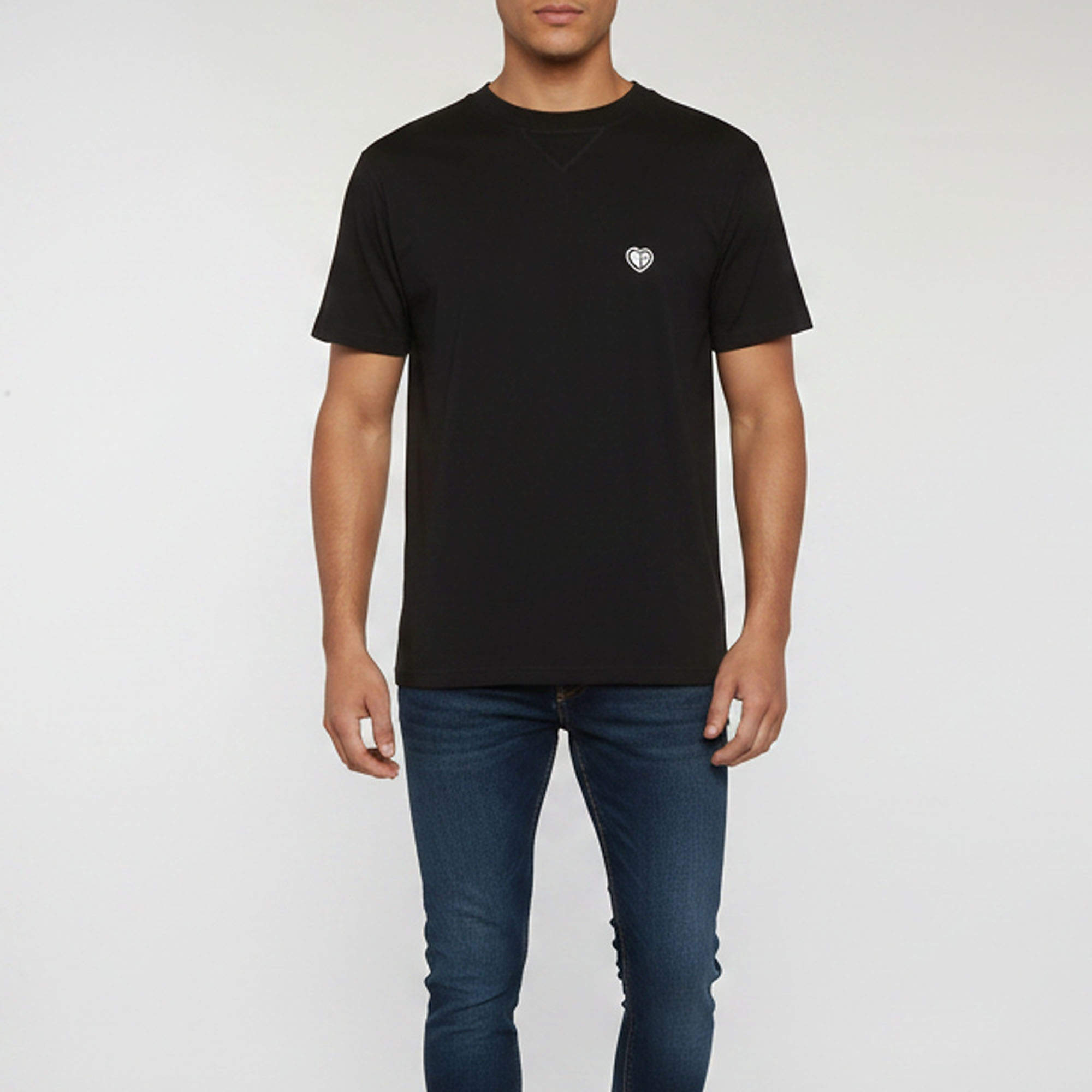 مملوكة مسبقًا Dior Homme Black Jersey Crew Neck T-Shirt L