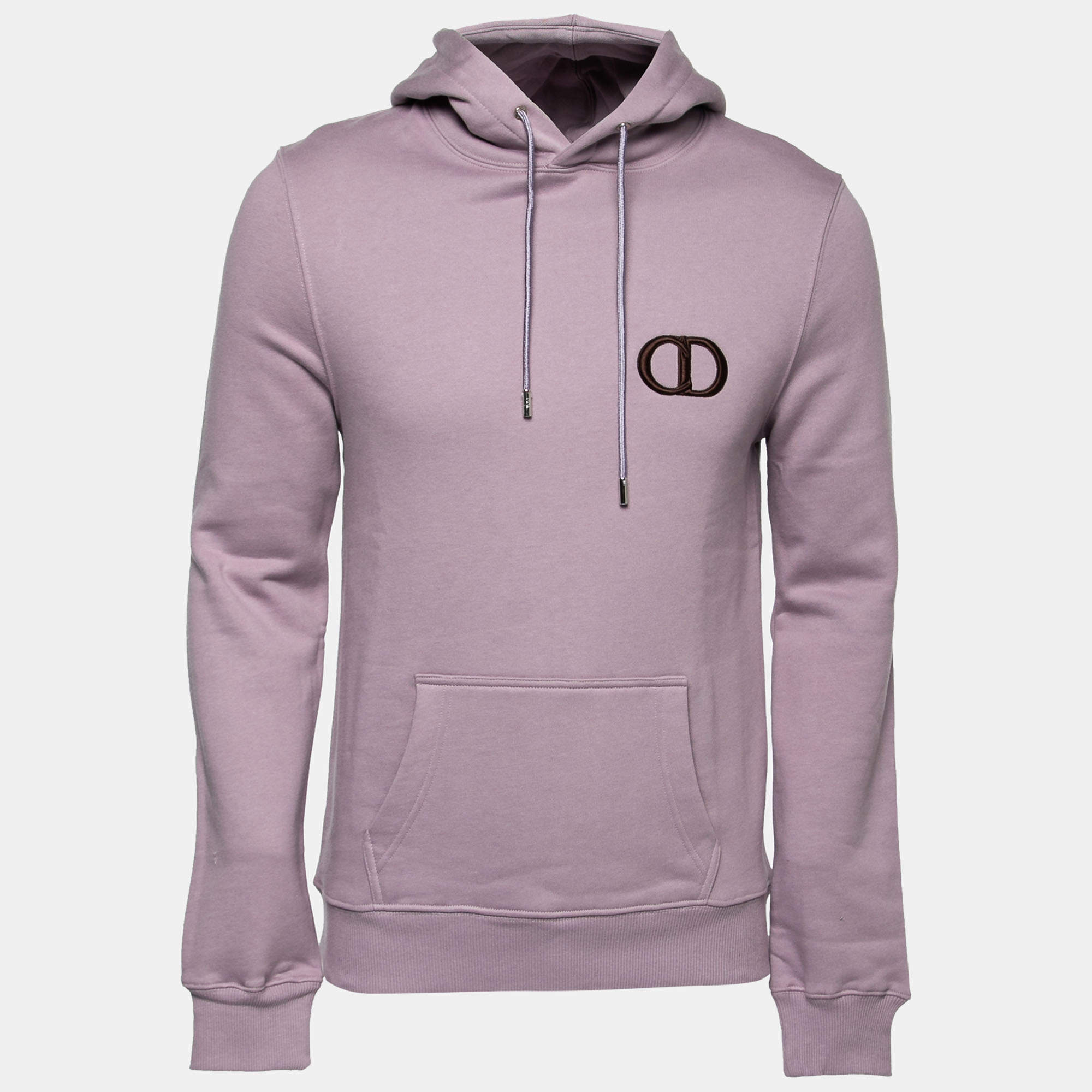 Dior Pink Violet CD Icon-Embroidered Cotton Fleece Hoodie S Dior | The ...