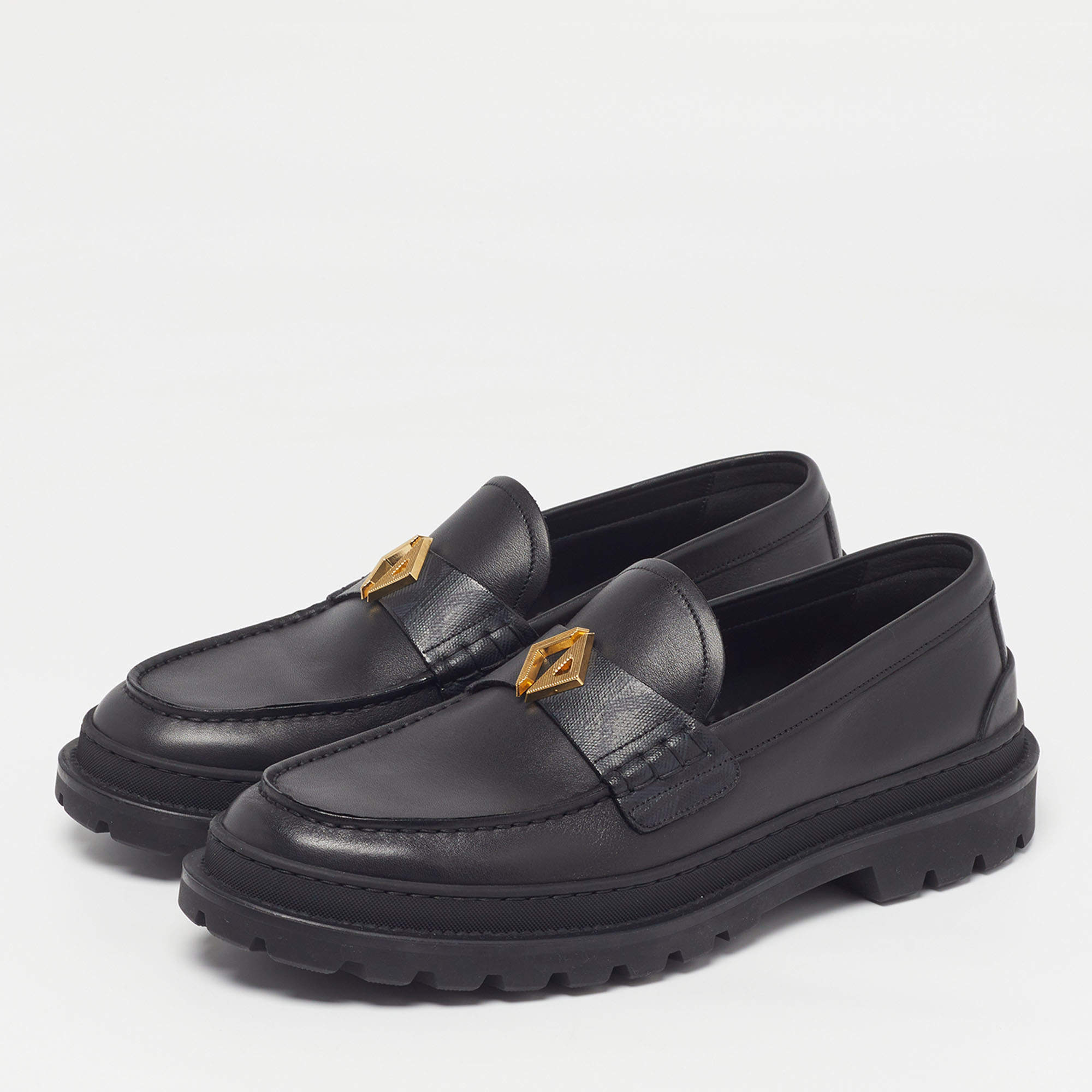 Dior Black Leather Explorer Loafers Size 41 Dior | TLC