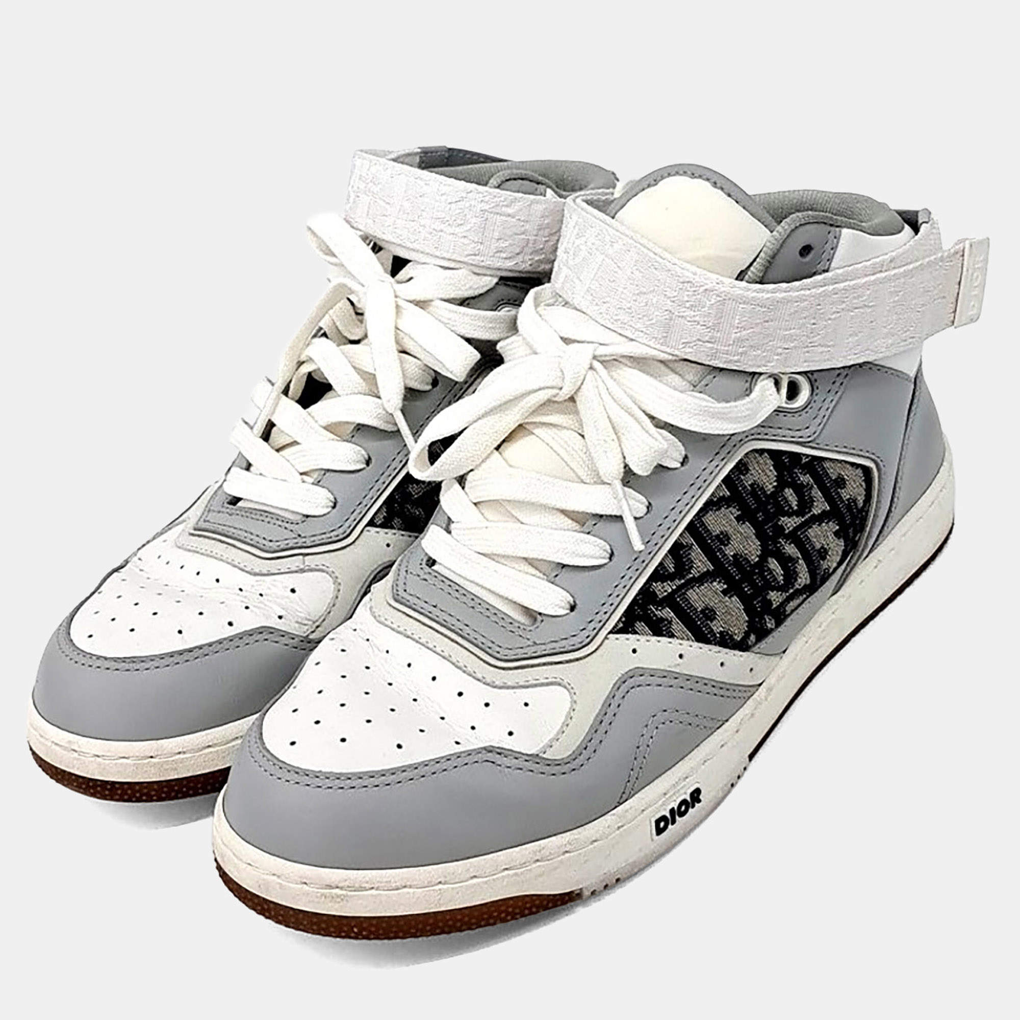 Pre Owned حذاء رياضي ديور هوم بعلو متوسط B27