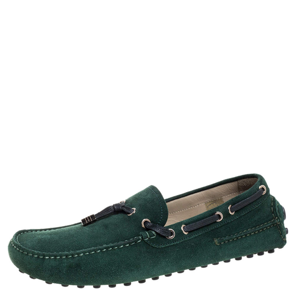 Dior Green Suede Loafers Size 42 Dior | The Luxury Closet
