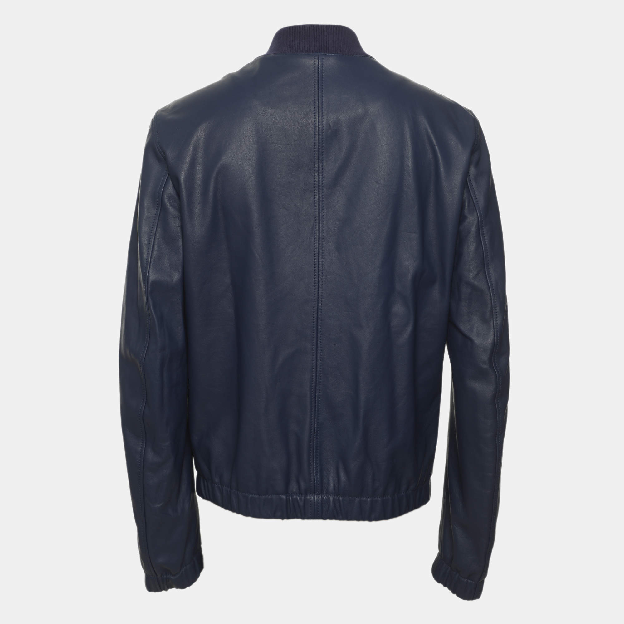 Versus Versace Green Synthetic Zip-Up Quilted Down Jacket XL