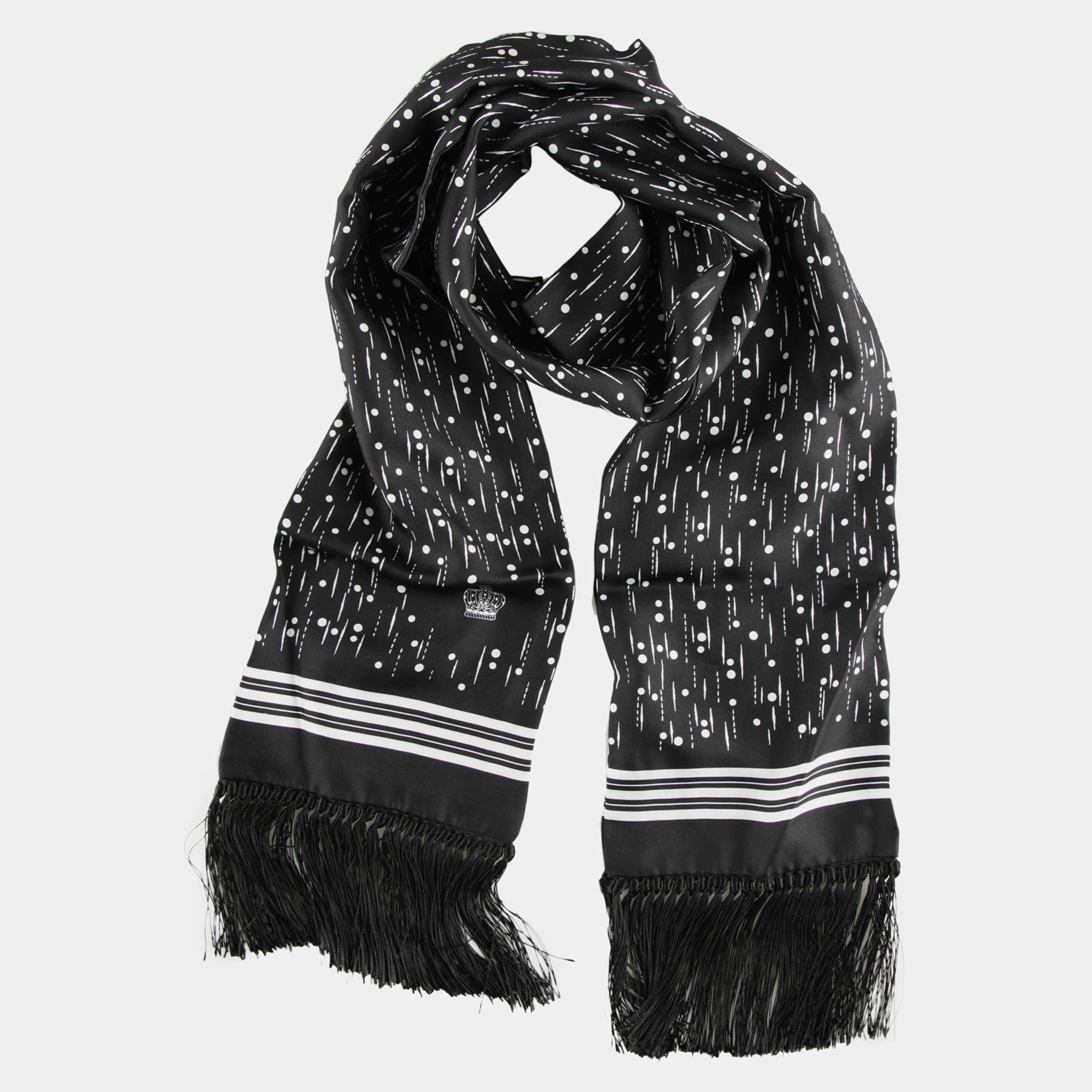 Pre Owned Dolce & Gabbana Silk Scarf