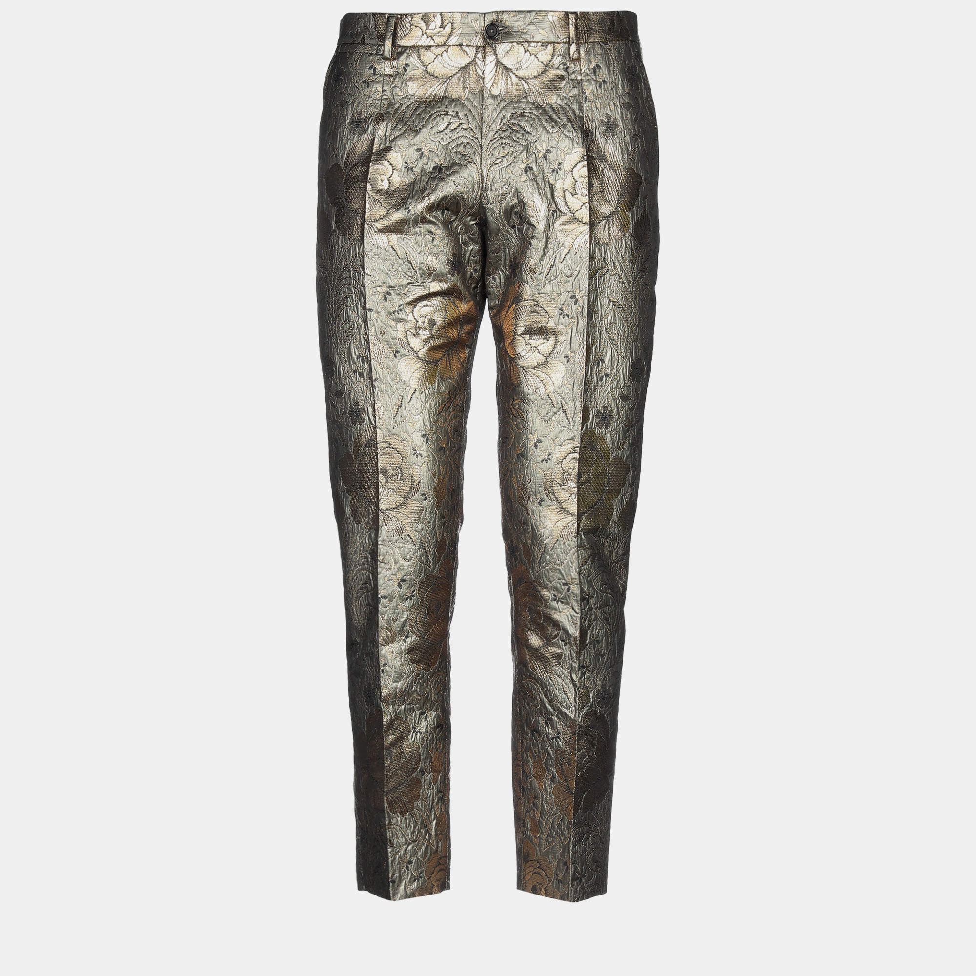 Pre Owned Dolce & Gabbana Polyester Pants 46