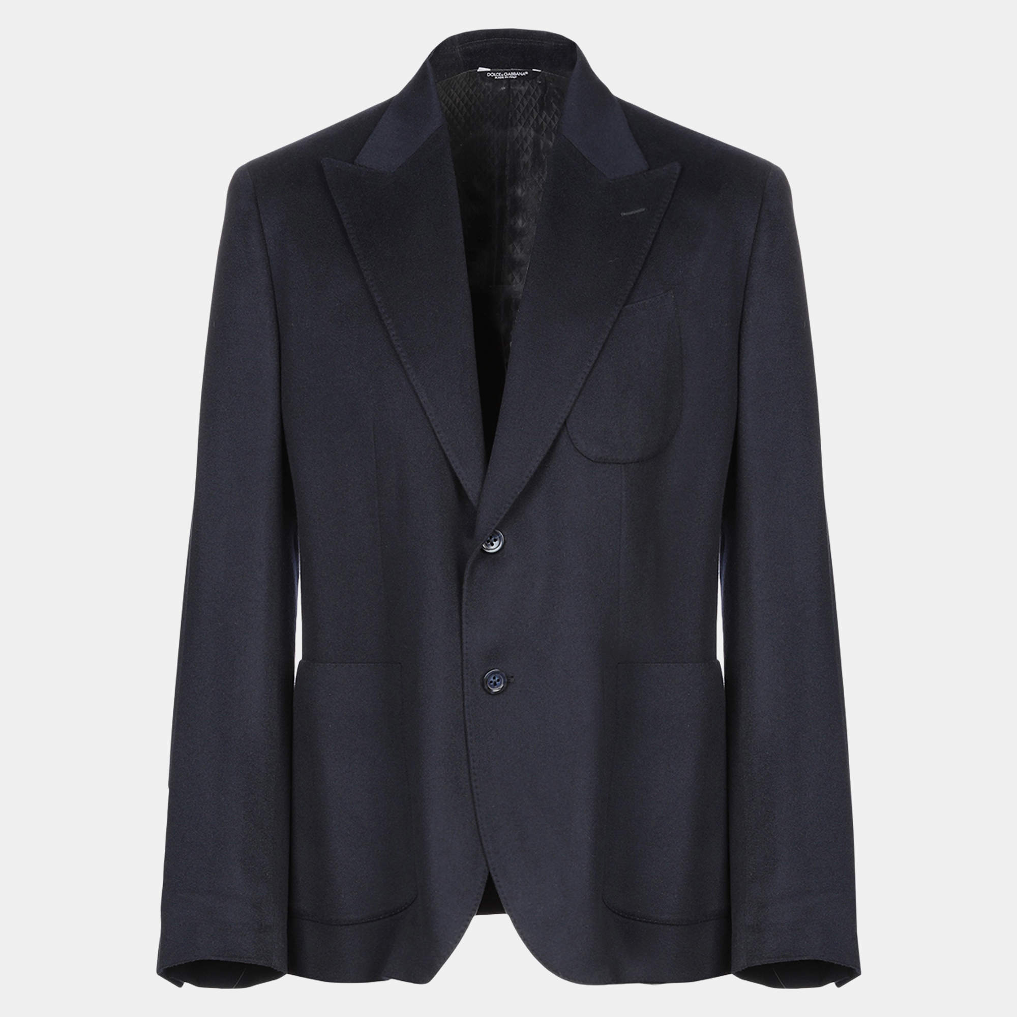 Pre Owned Dolce & Gabbana Cashmere Blazer 46