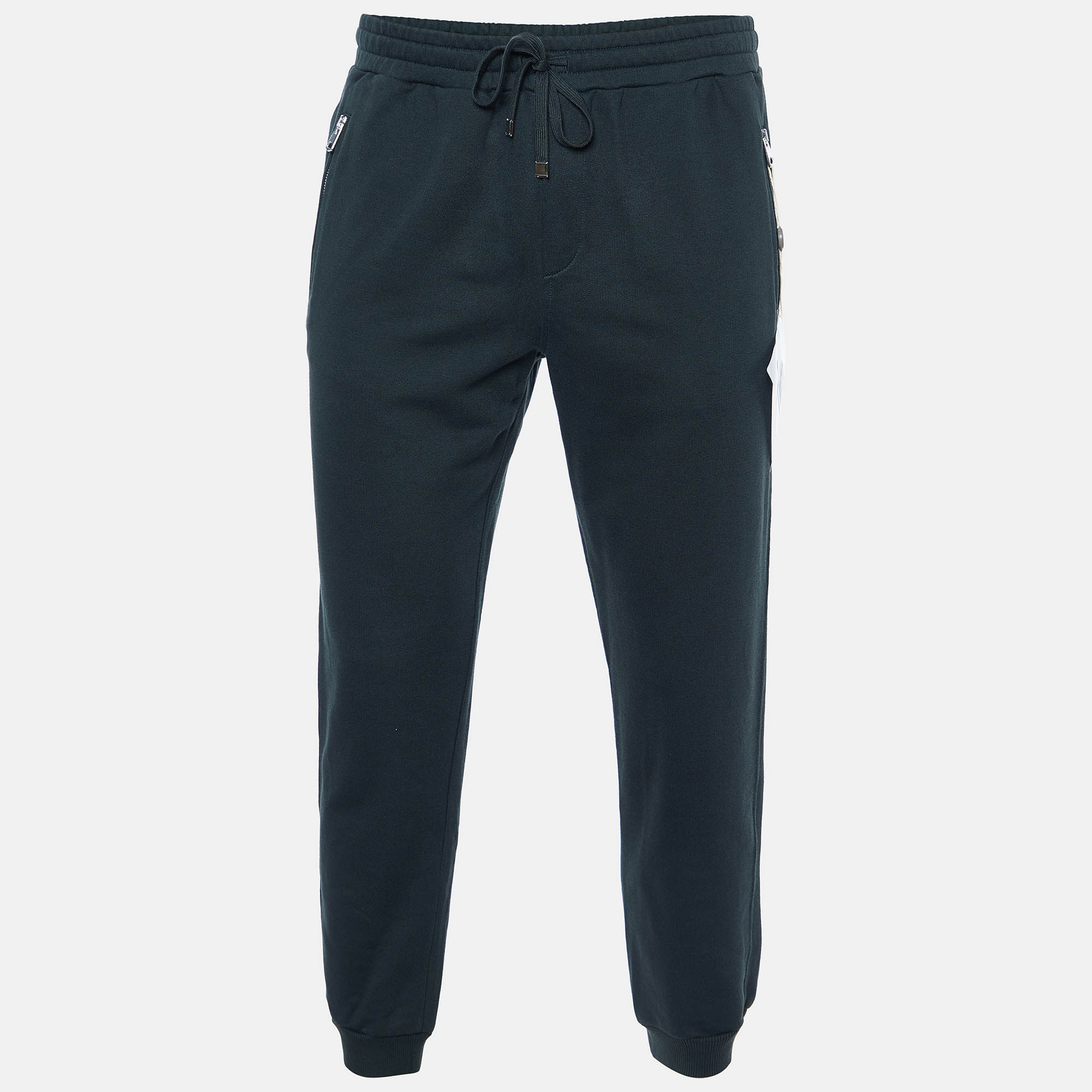 Pre Owned Dolce & Gabbana Cotton Pants 48