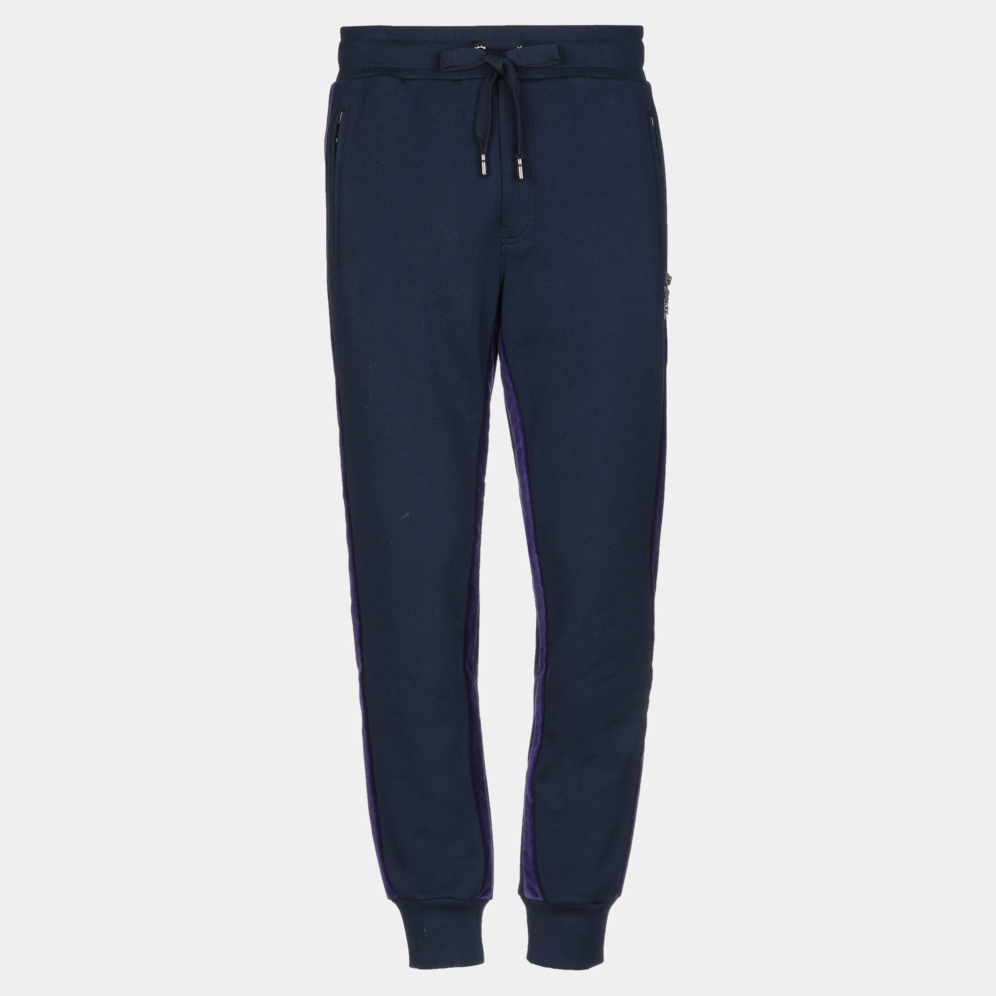 Pre Owned Dolce & Gabbana Cotton Pants 48