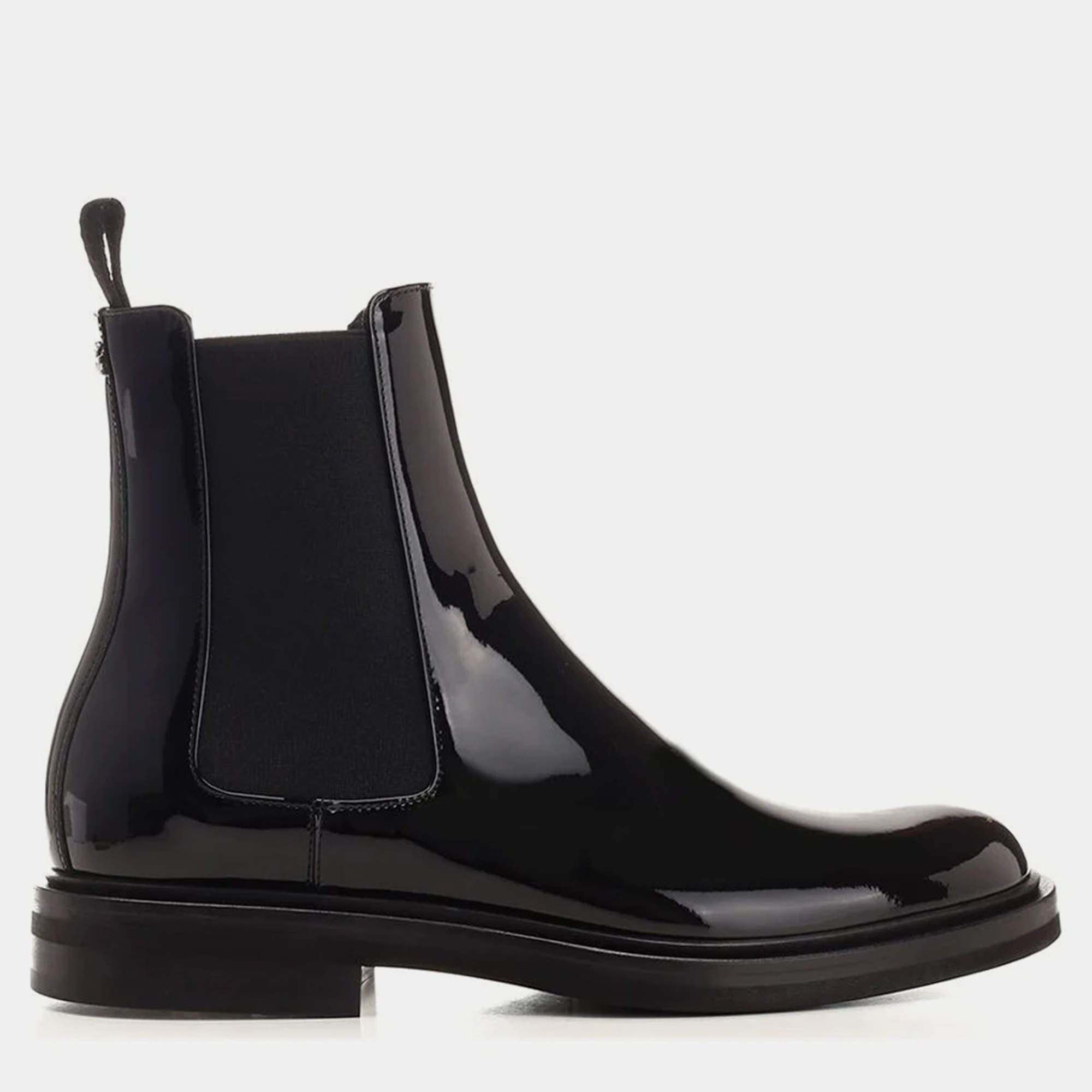 Dolce & Gabbana Black Leather Beatles Boots IT 41