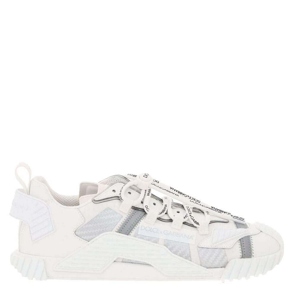 Pre Owned Dolce & Gabbana White Ns1 Slip on Sneakers Size IT 44