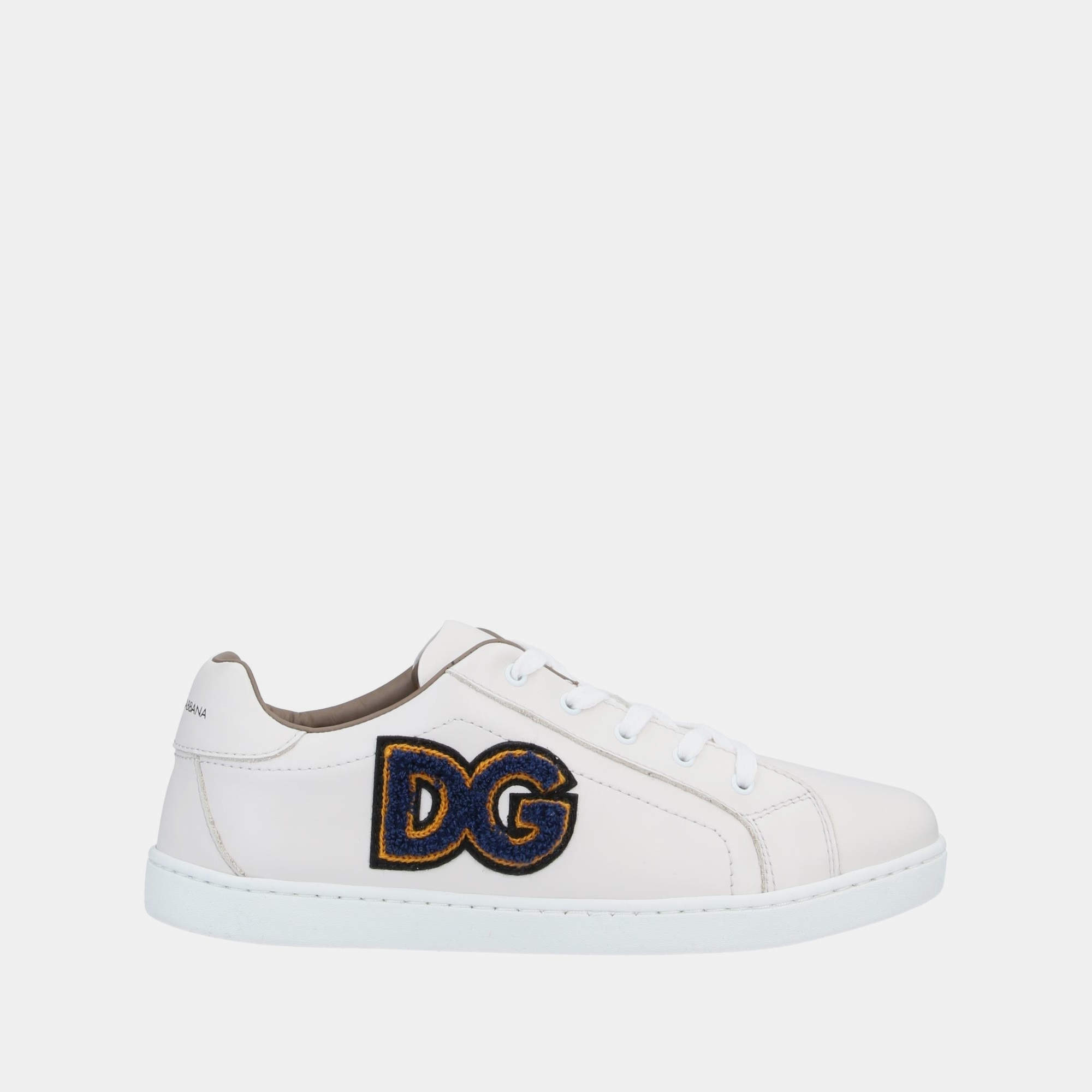 Dolce & Gabbana Leather Low Top Sneakers 33