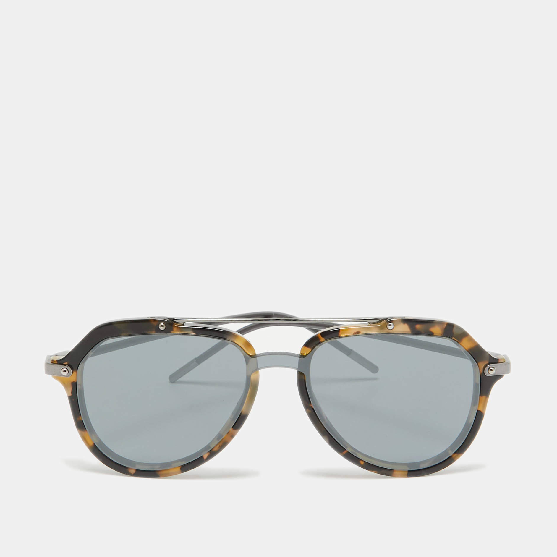 Dolce & Gabbana Black/Brown DG4330 Aviator Sunglasses