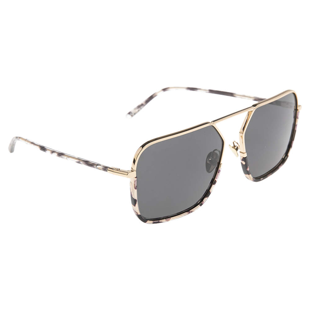Dolce & Gabbana Black Havana DG2193J Aviator Sunglasses