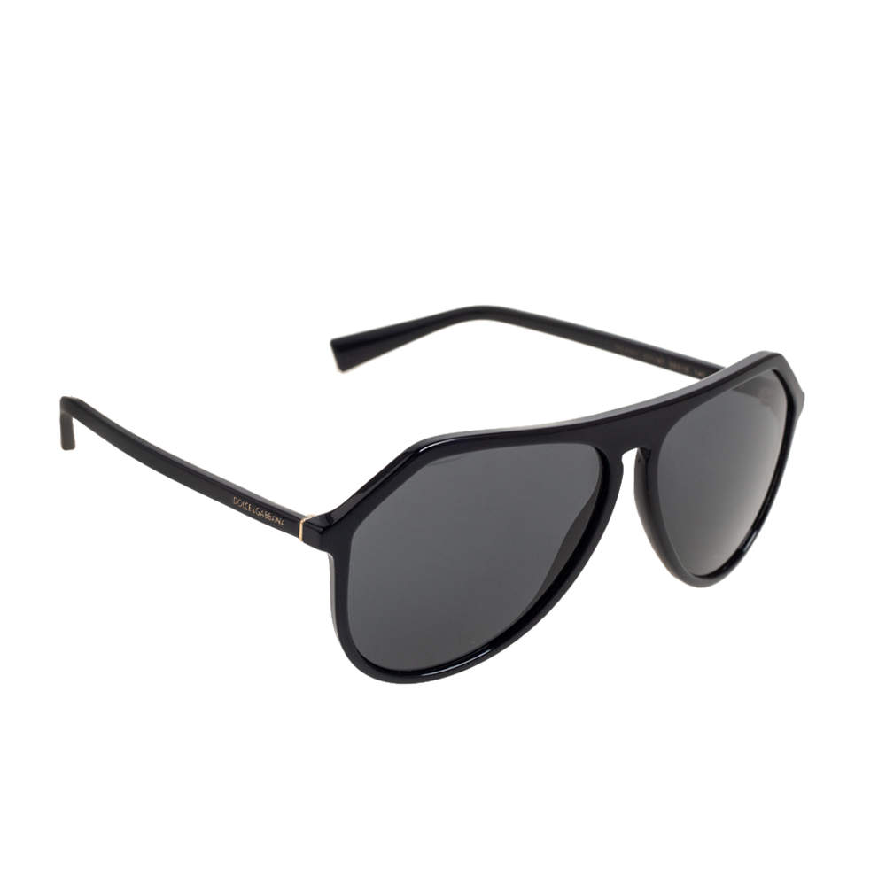 Dolce & Gabbana Black DG4341 Oval Sunglasses