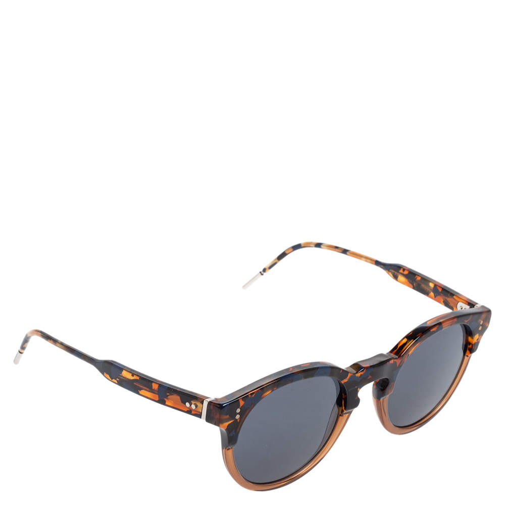 Pre Owned نظارة شمسية دولتشي & غابانا هافانا DG4329 أزرق مستديرة 