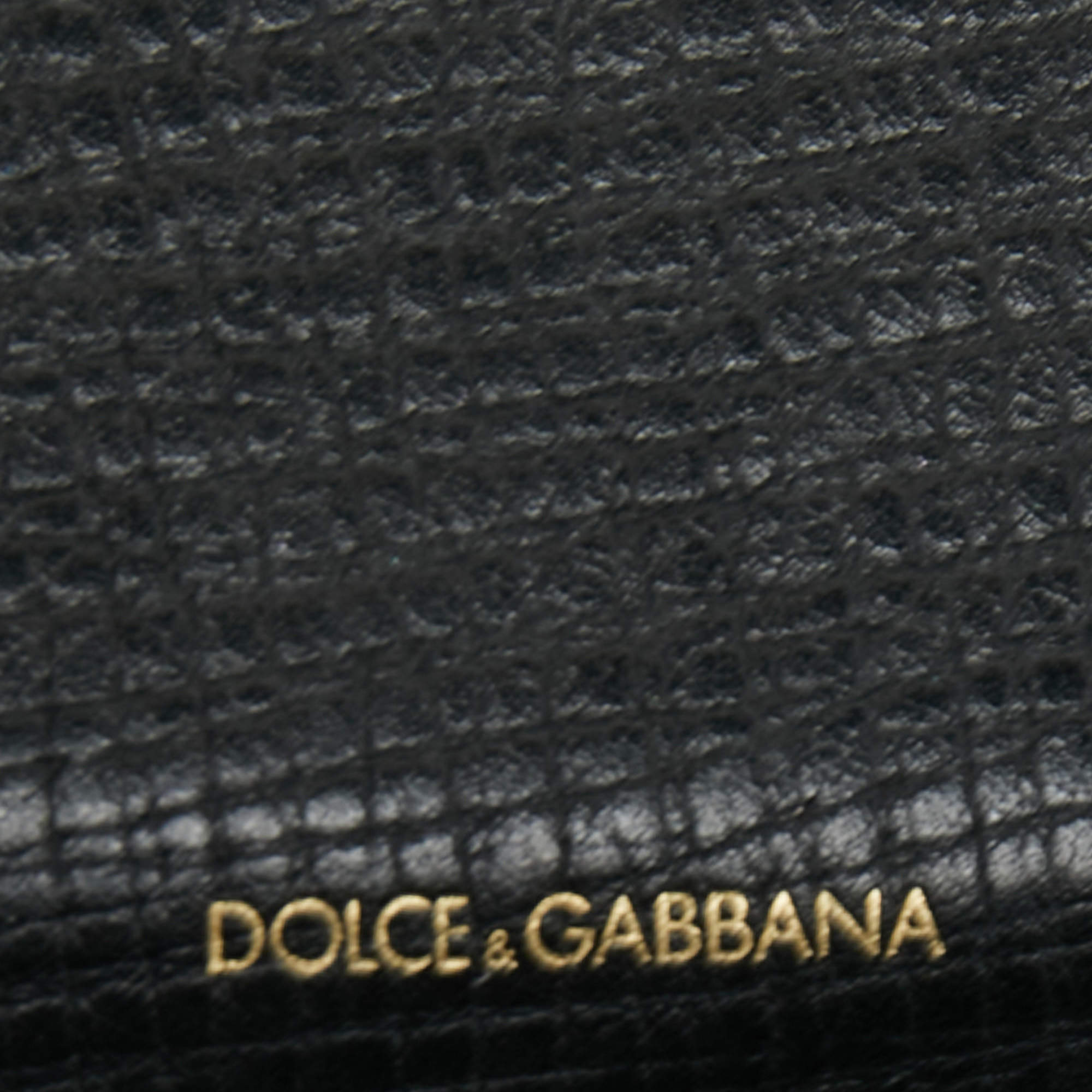 DOLCE & GABBANA DAUPHINE LEATHER WALLET – Baltini