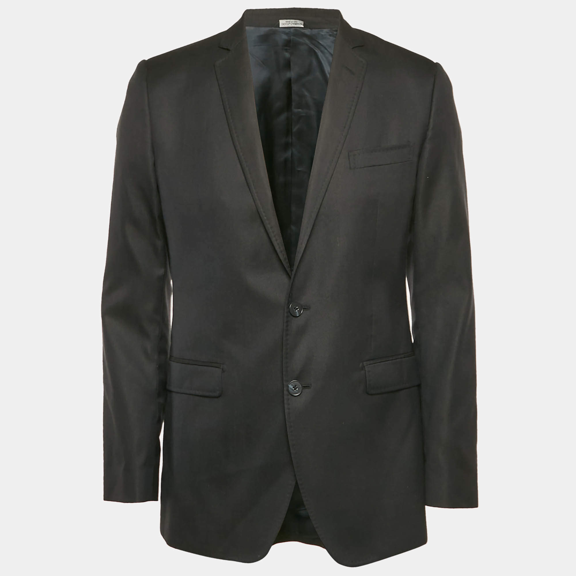 Dolce & Gabbana Navy Blue Wool Martini Blazer M