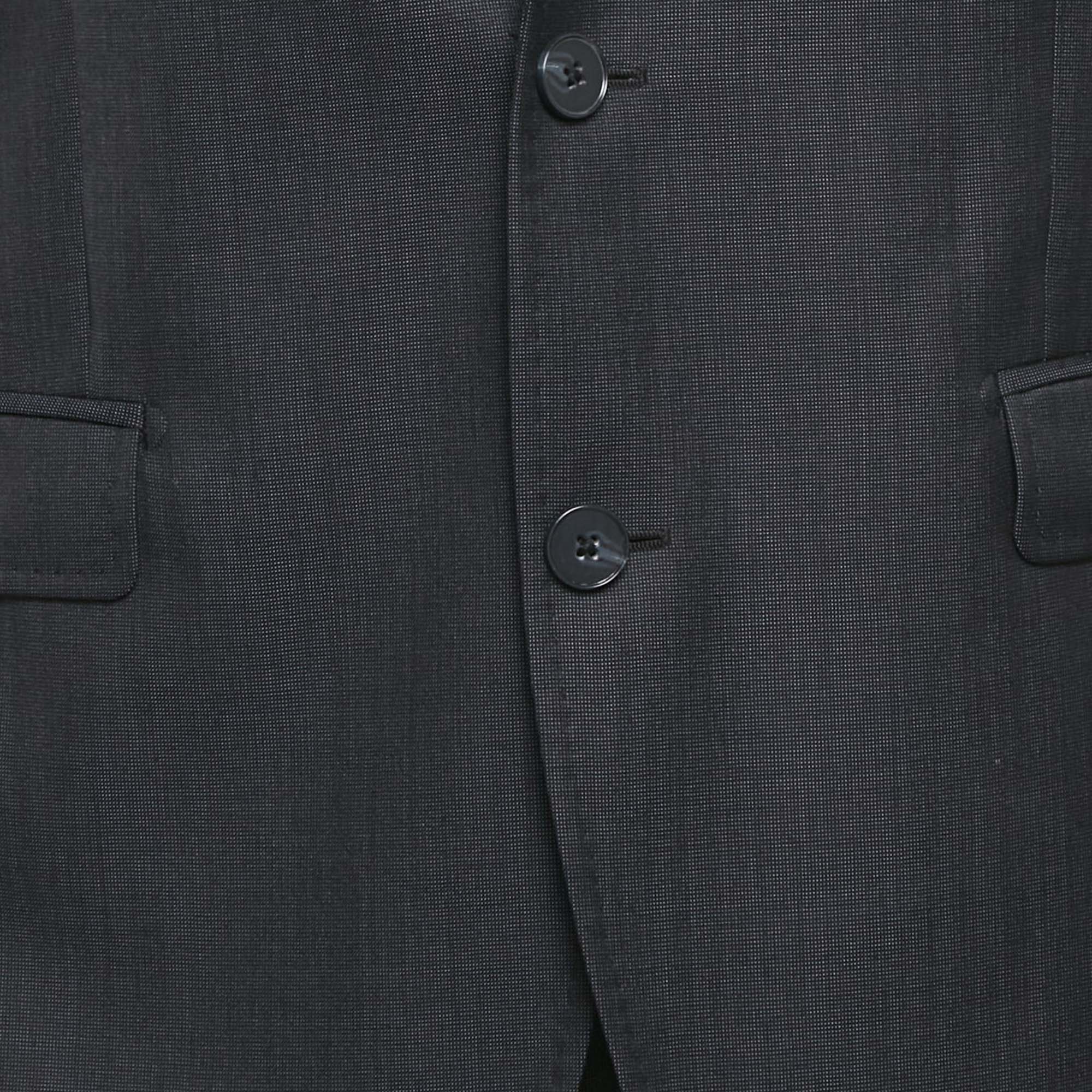 Alexander McQueen Grey Wool Blazer and Pants Suit S