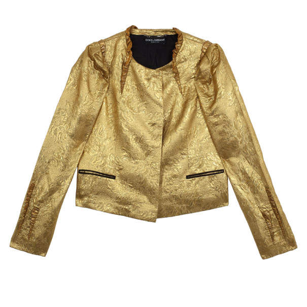 Dolce & Gabbana Silk Brocade Evening Jacket S