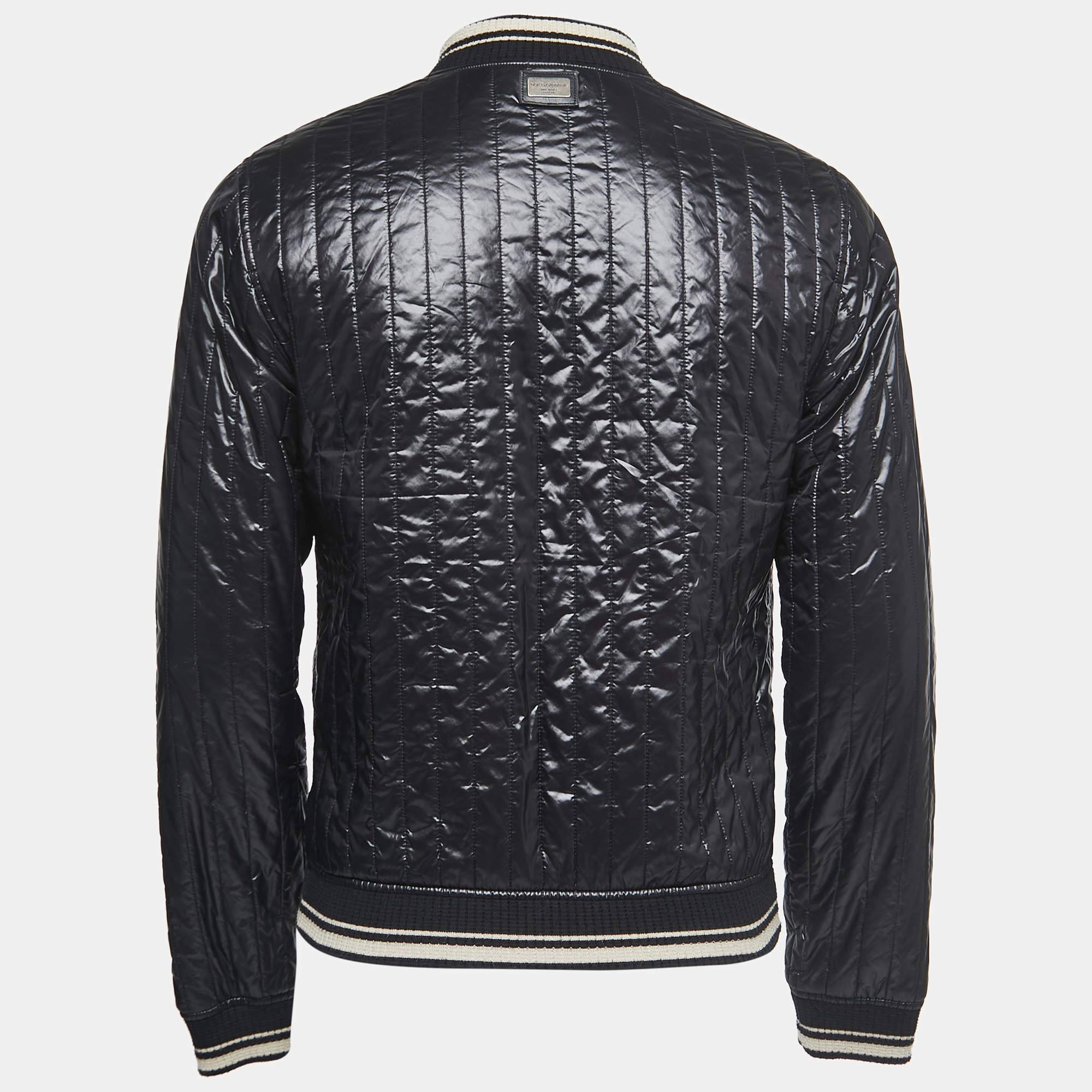 Vintage Crocodile Garments Bomber Men's Luxury Jacket Size Large