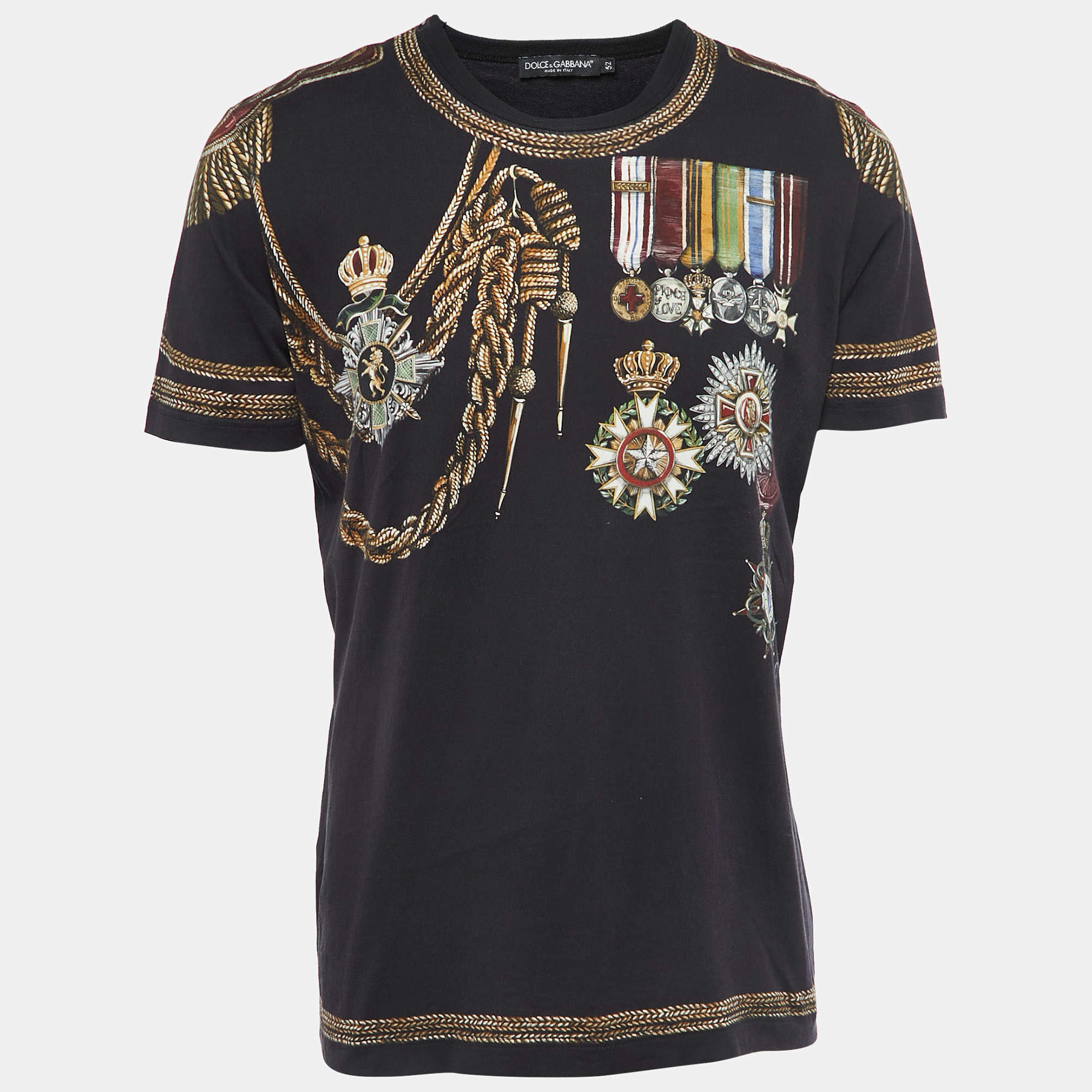 トップス DOLCE&GABBANA henry neck shirt Dolce & Gabbana Neck Logo T-Shirt – THELUXESHOPPER