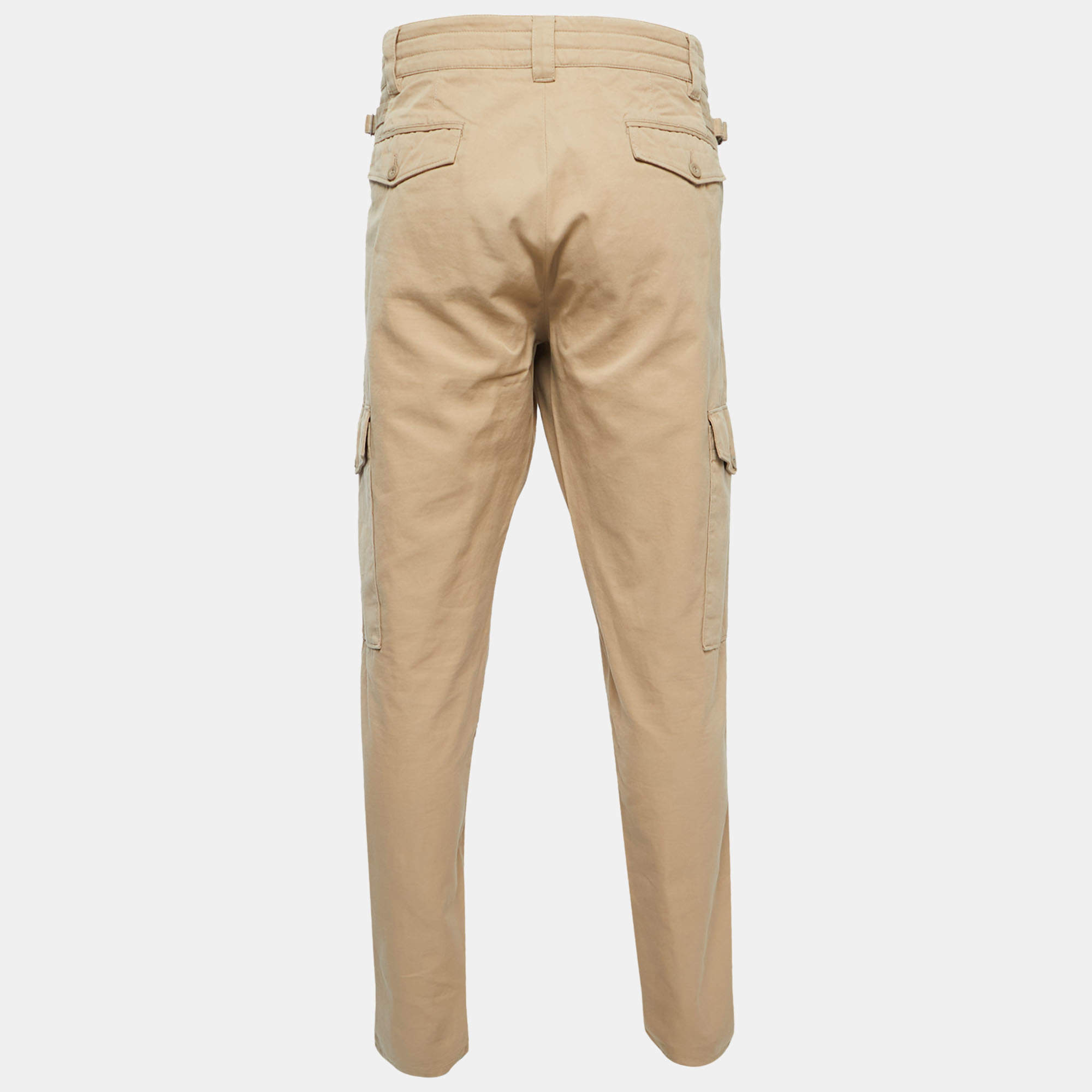 Cotton cargo pants in beige - Dolce Gabbana