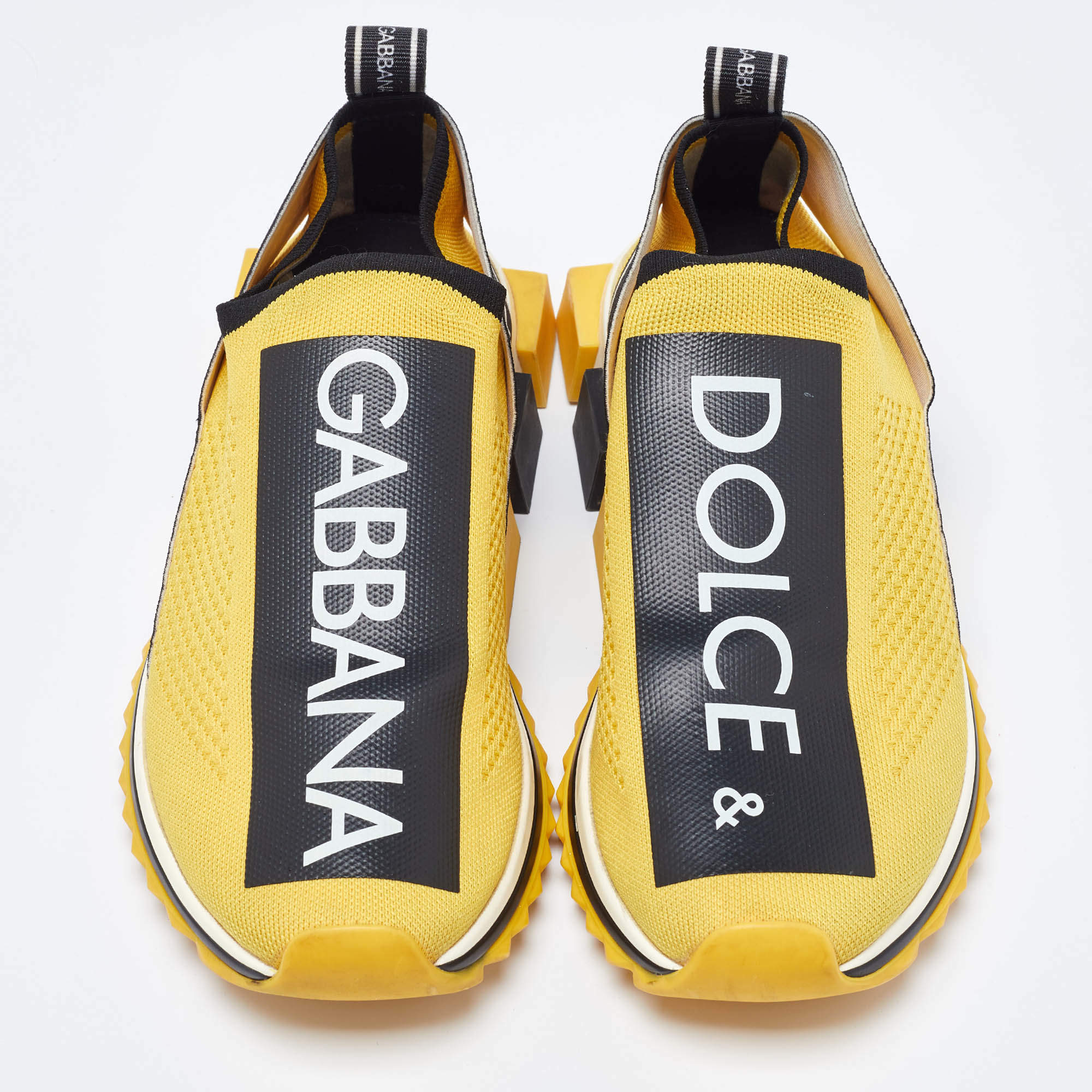 Dolce gabbana yellow fashion sneakers