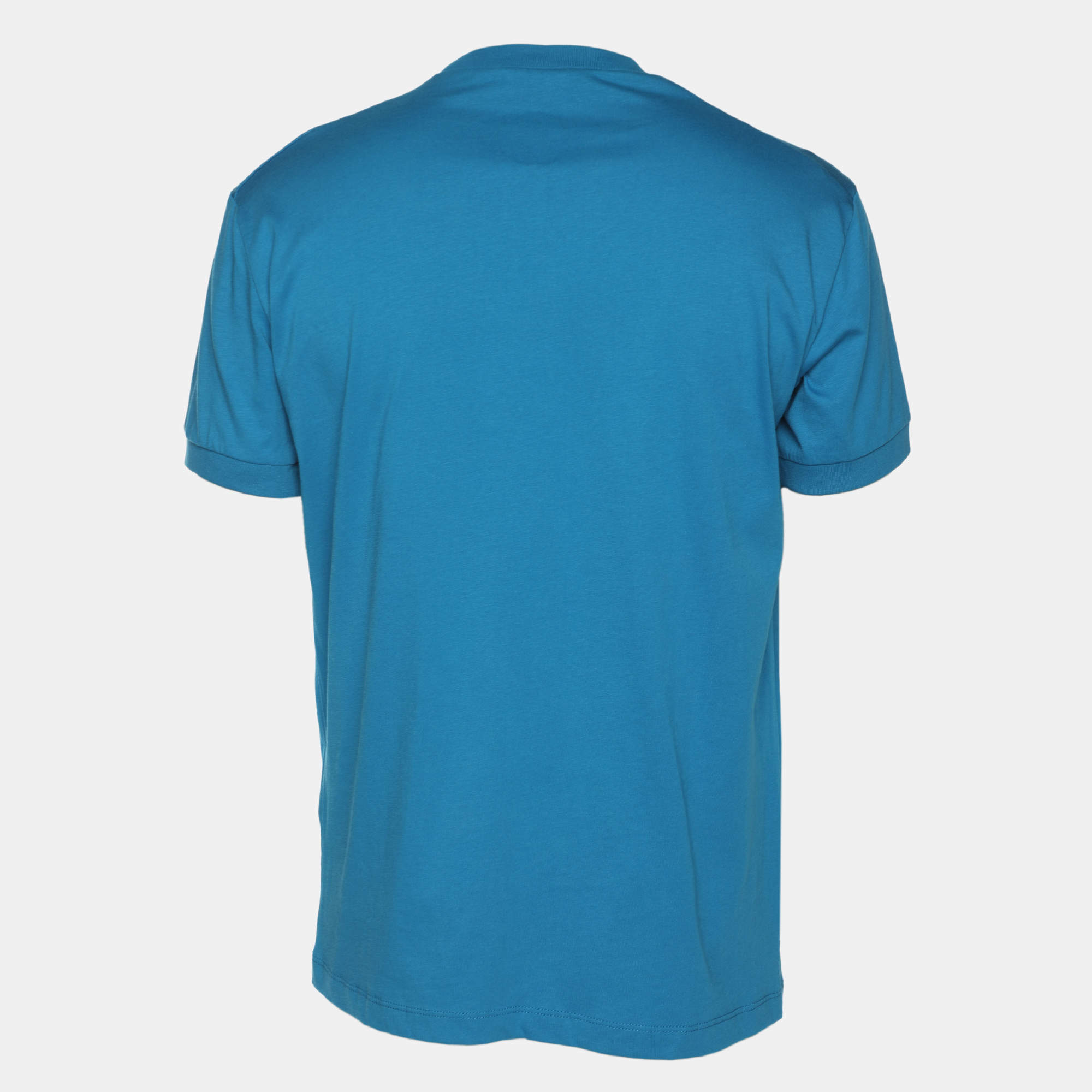 Dsquared2 Blue Jersey Logo Print T-Shirt M Dsquared2 | TLC