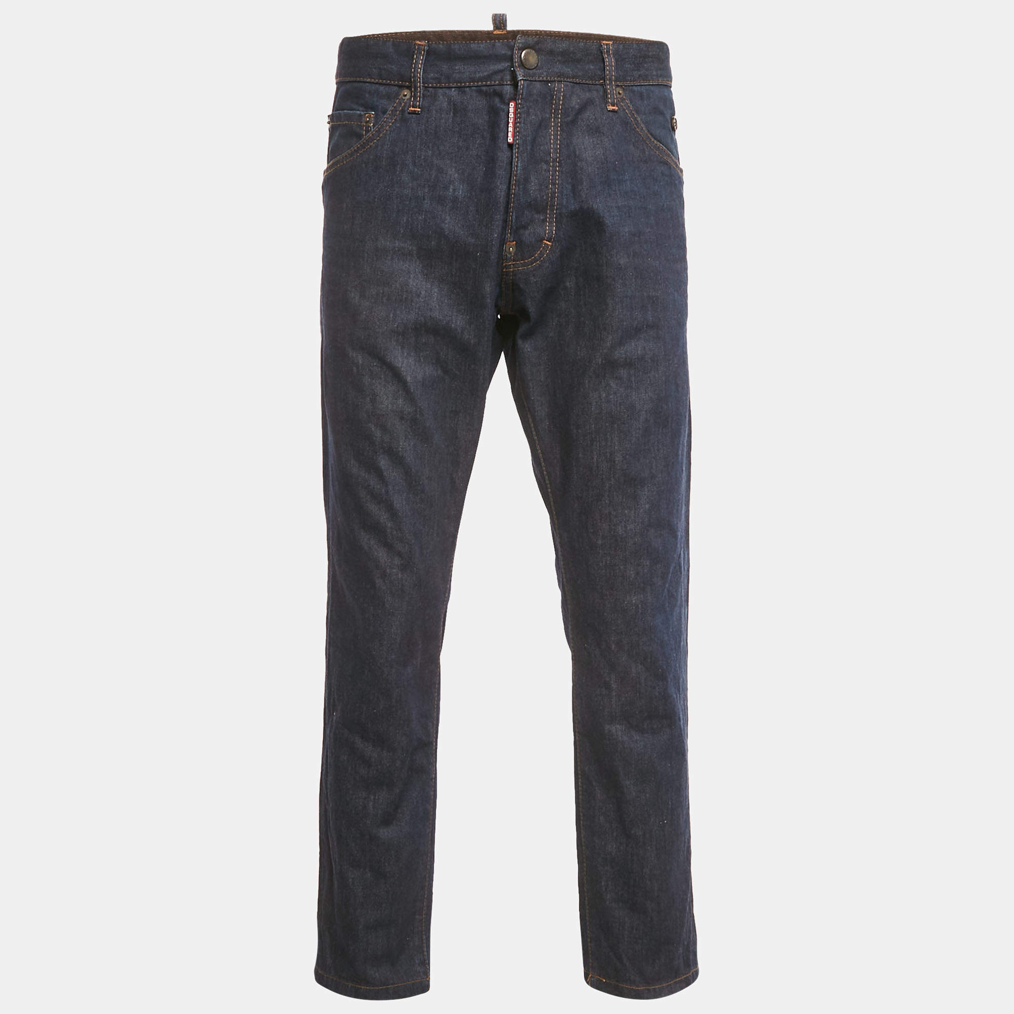 Dsquared2 Blue Denim Regular Fit Jeans XL Waist 52"