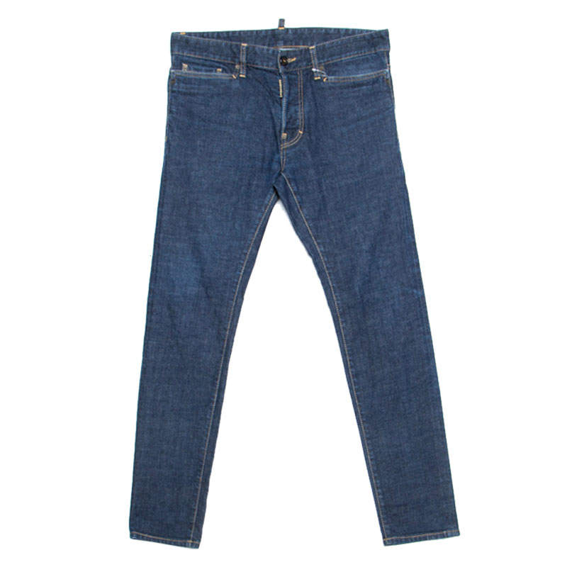 Dsquared2 Indigo Denim Slim Fit Jeans M 