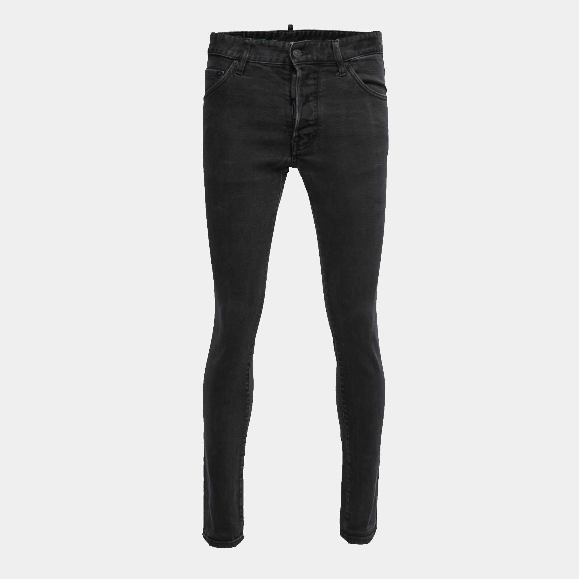 Dsquared2 Black Denim Cool Guy Jeans M Waist 32" 