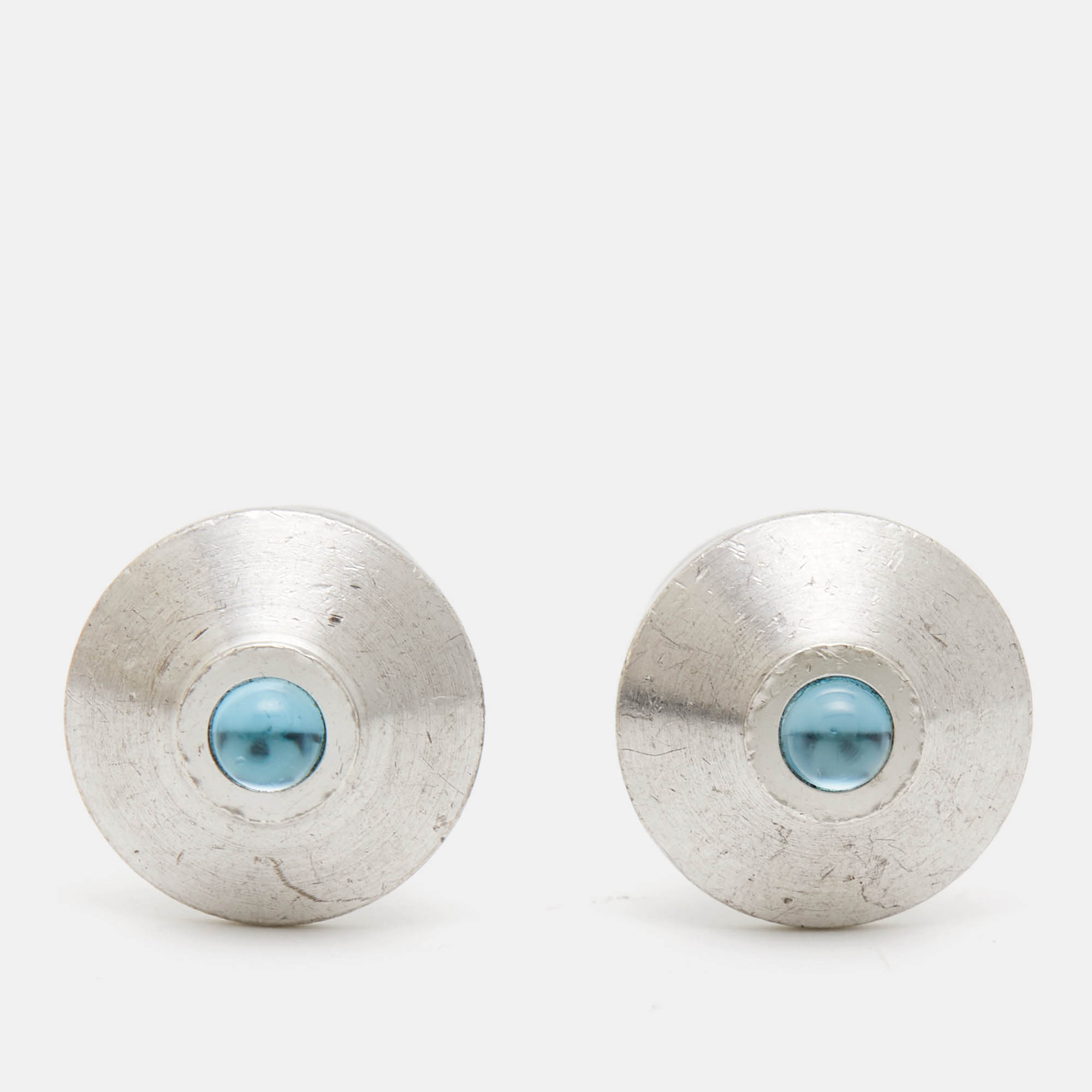 Dunhill Resin Sterling Silver Cufflinks