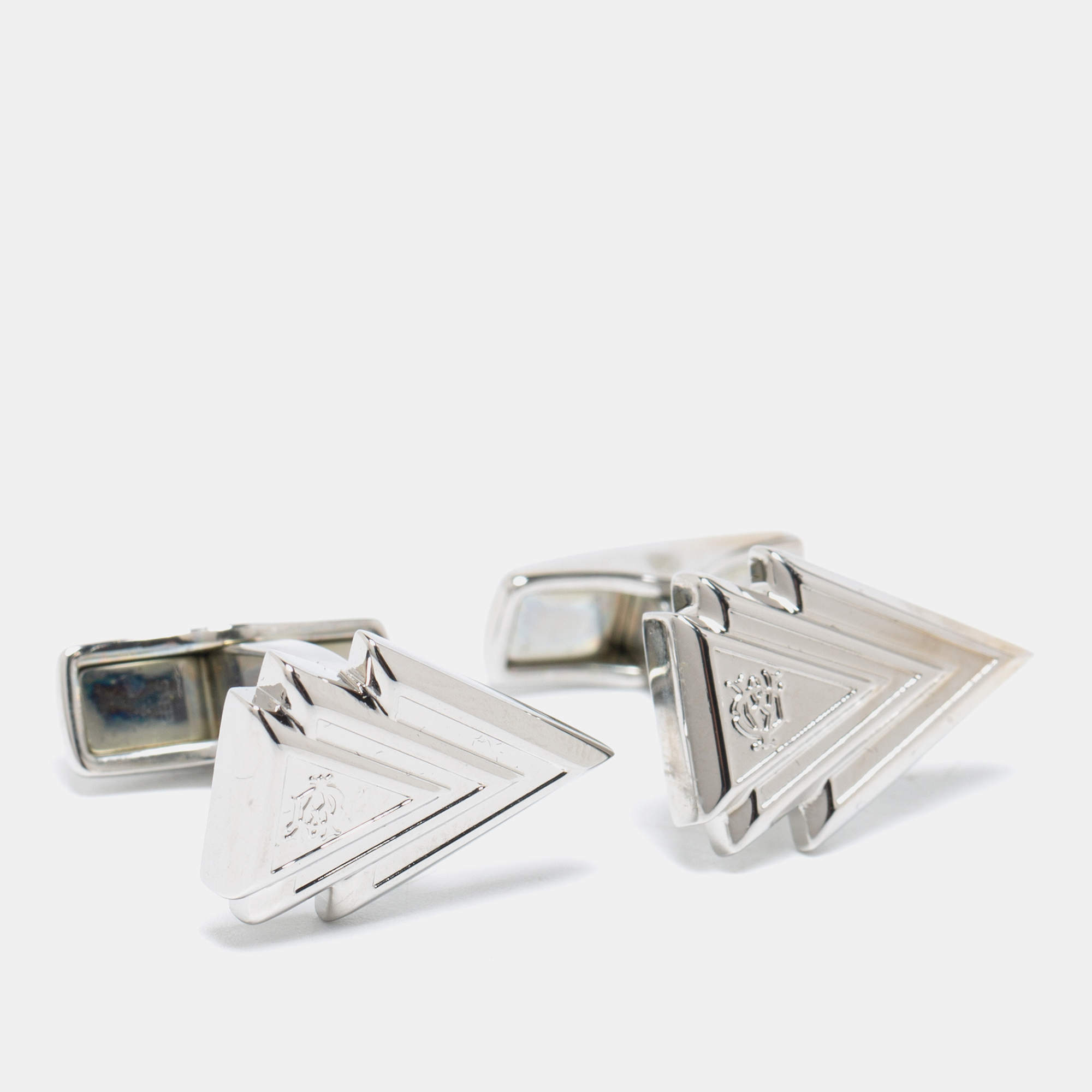 Dunhill Silver Tone Arrows Cufflinks