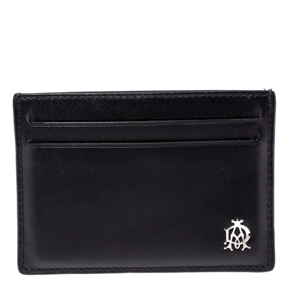 Dunhill Black Leather Card Holder