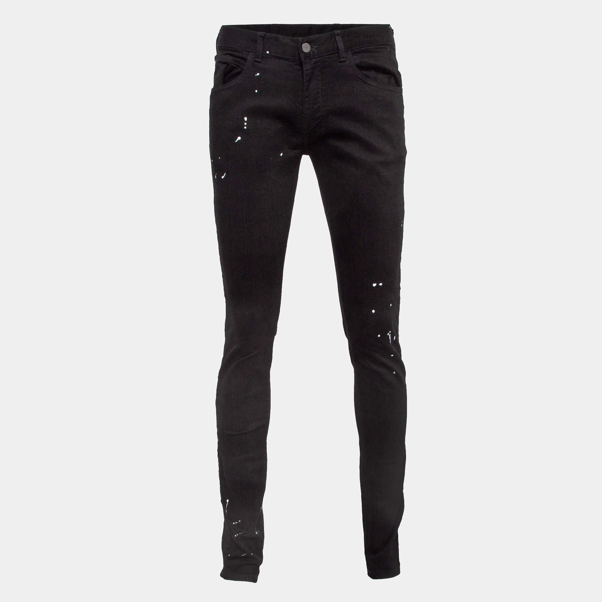 Armani paint jeans best sale