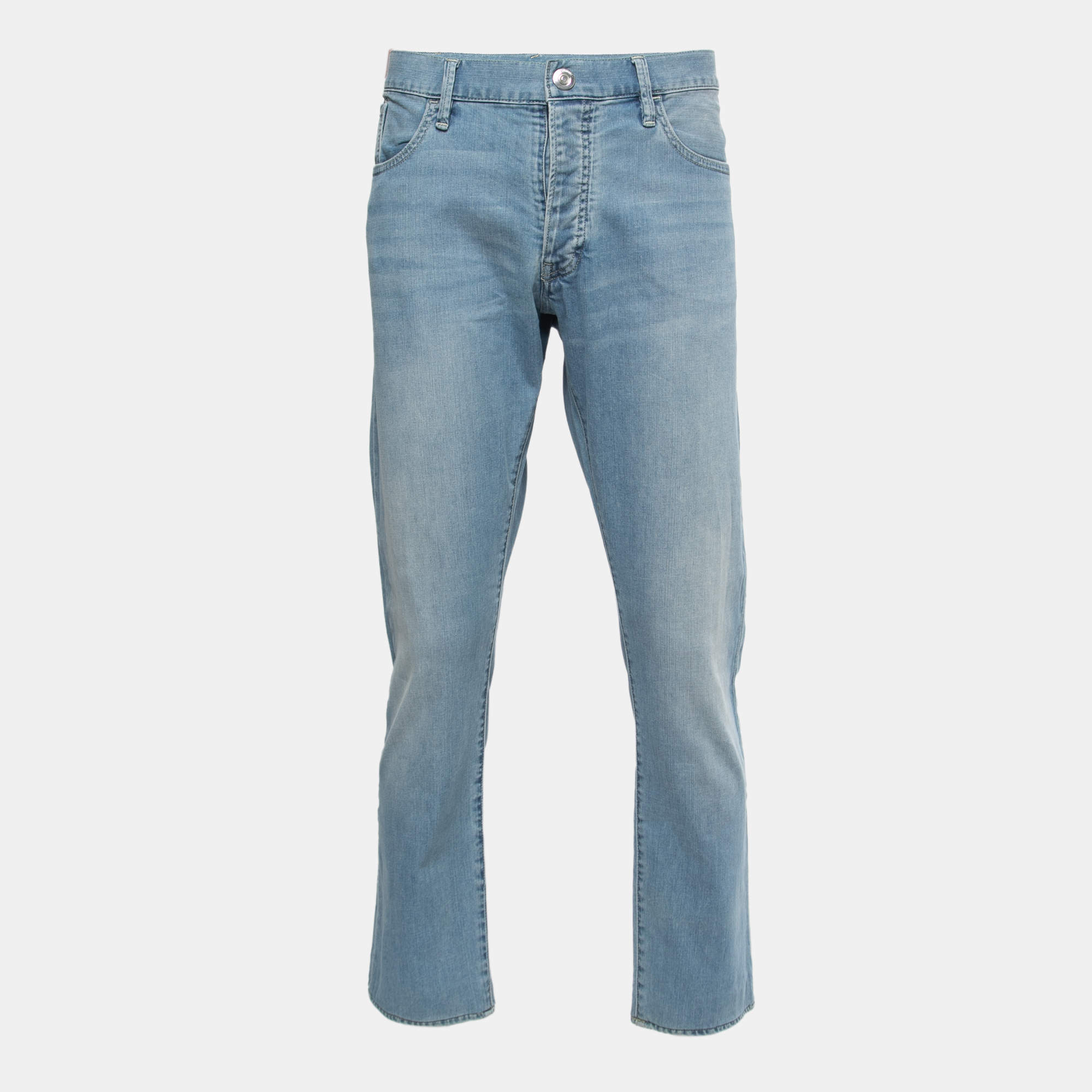 Emporio Armani Blue Denim Tapered Fit  Jeans XXL/Waist 41"