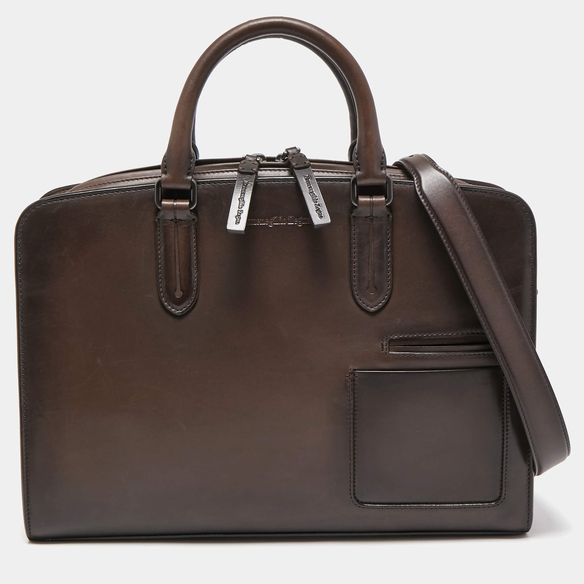 Zegna briefcase discount