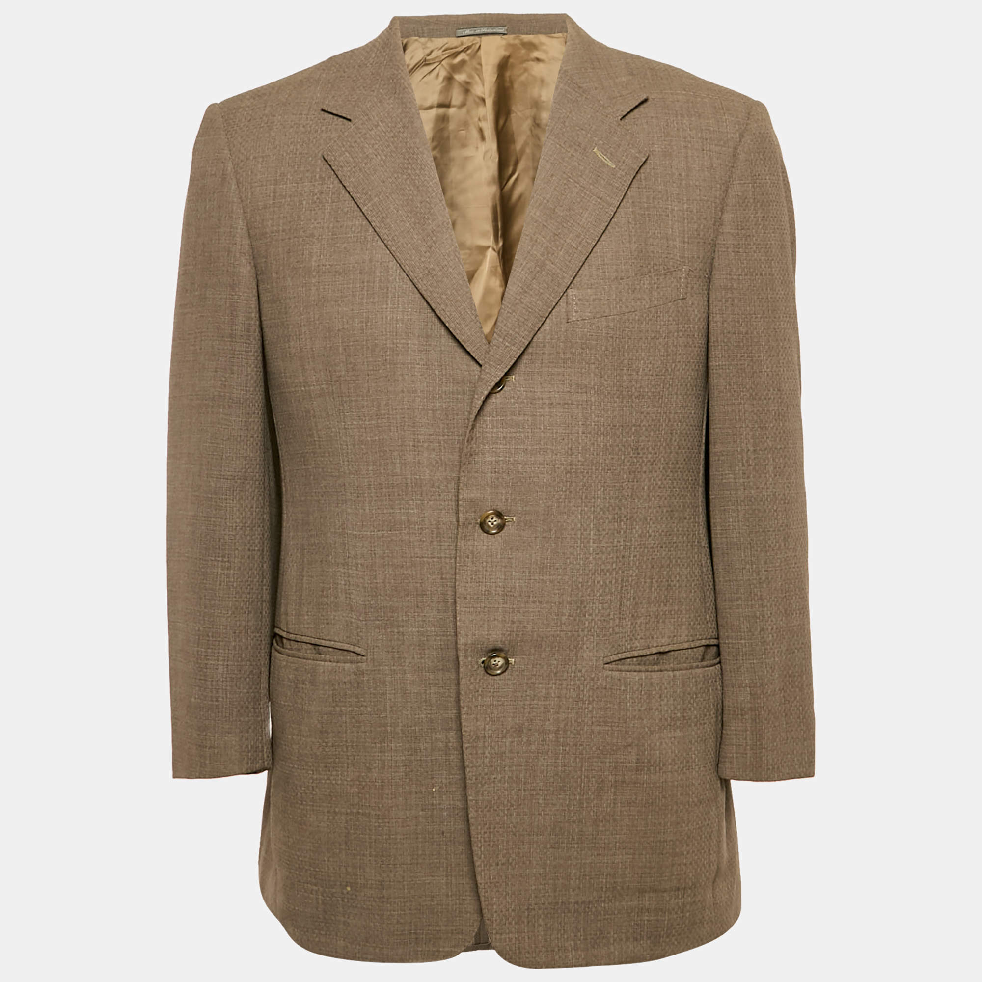 Ermenegildo Zegna Traveller Brown Regular Fit Blazer L