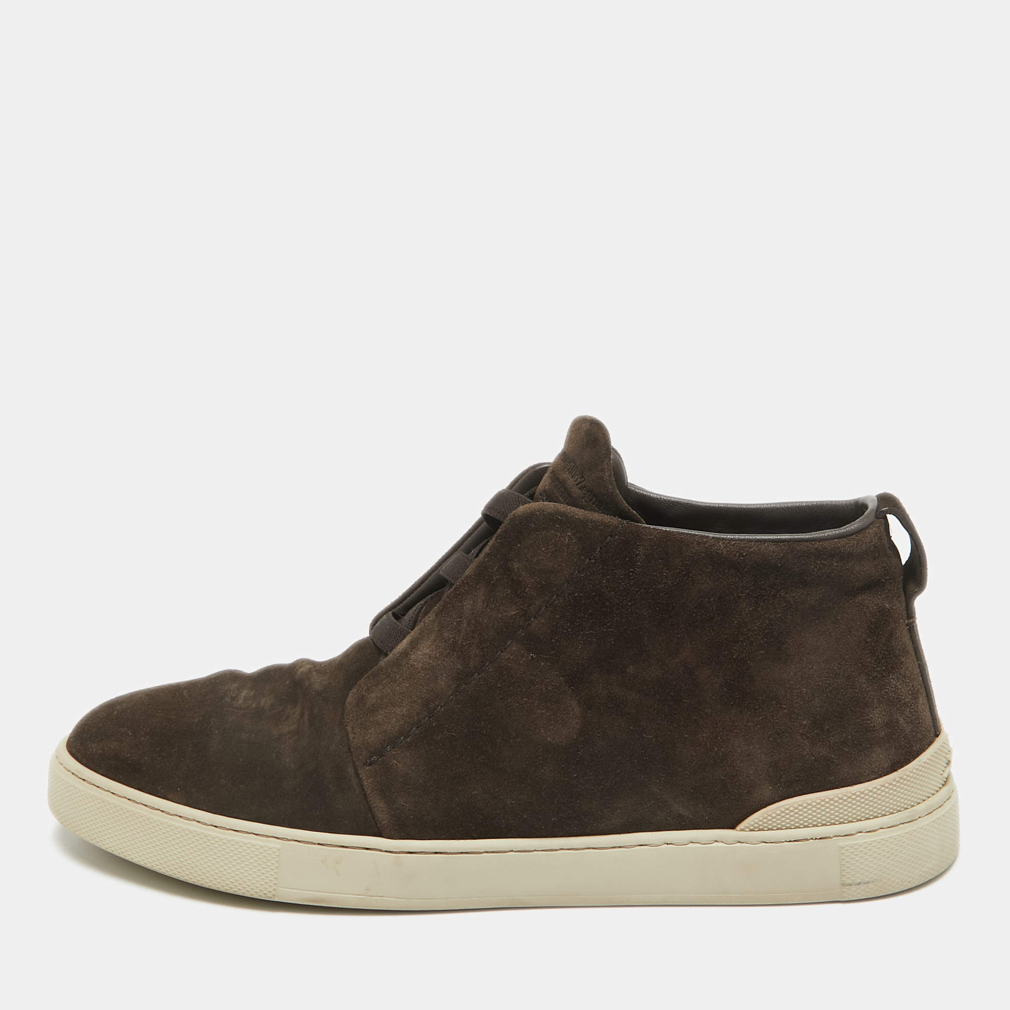 Ermenegildo Zegna Couture Two tone Leather Triple Stitch Ermenegildo Zegna Couture Two tone Leather Triple Stitch