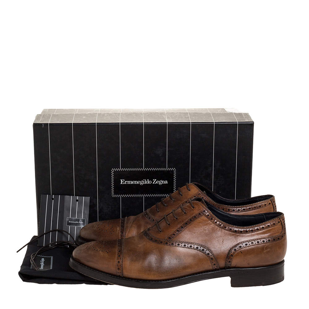 Ermenegildo Zegna Leather VIENNA EVENING Oxford Shoes men - Glamood Outlet