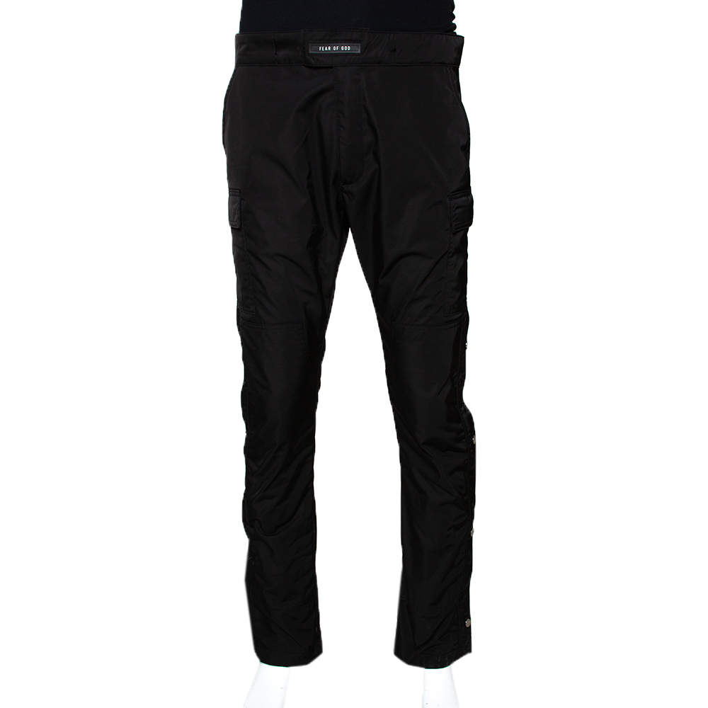 Fear of God Sixth Collection Black Synthetic Cargo Pants M