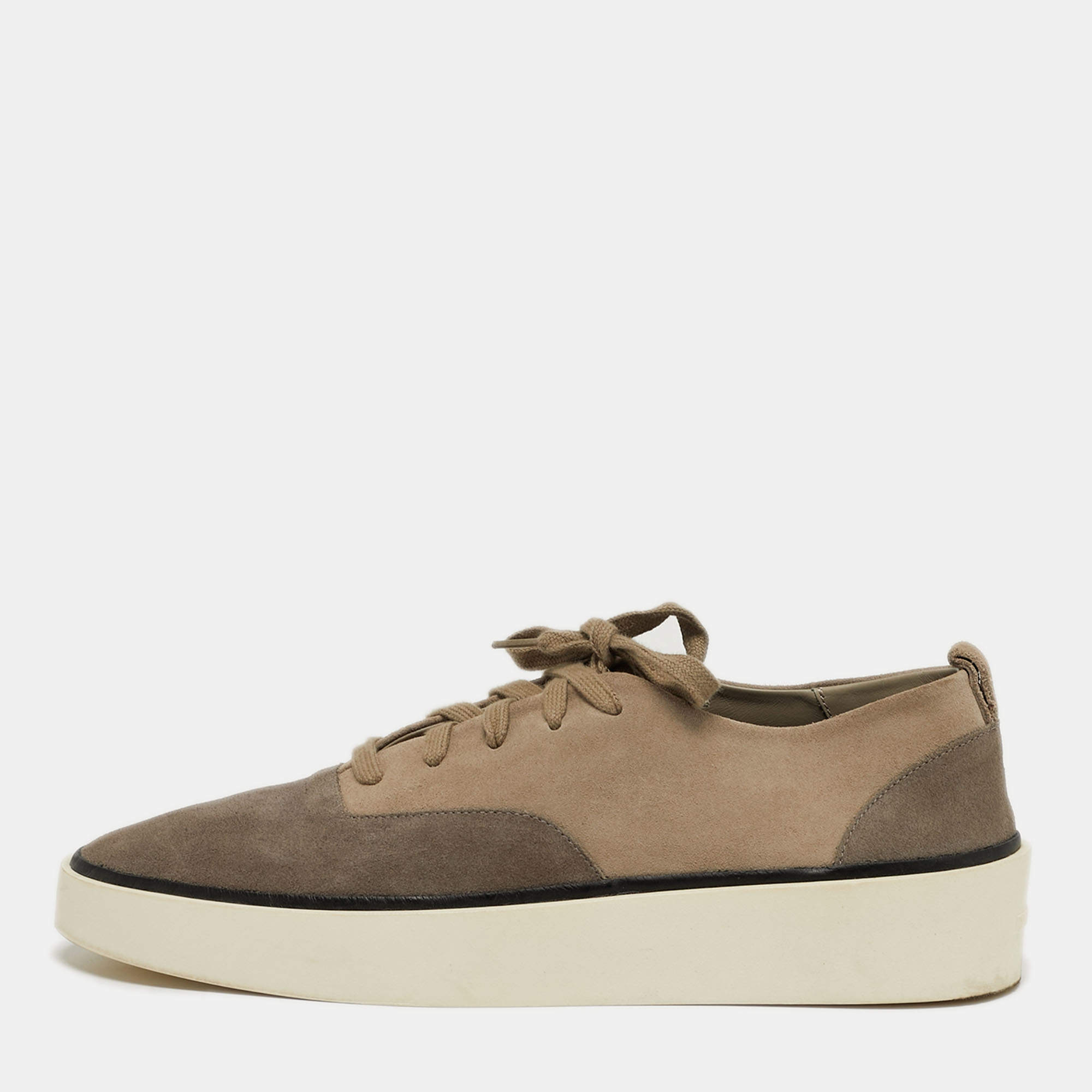 مملوكة مسبقًا Fear of God Size 44 Two Tone Suede Lace Up Sneakers