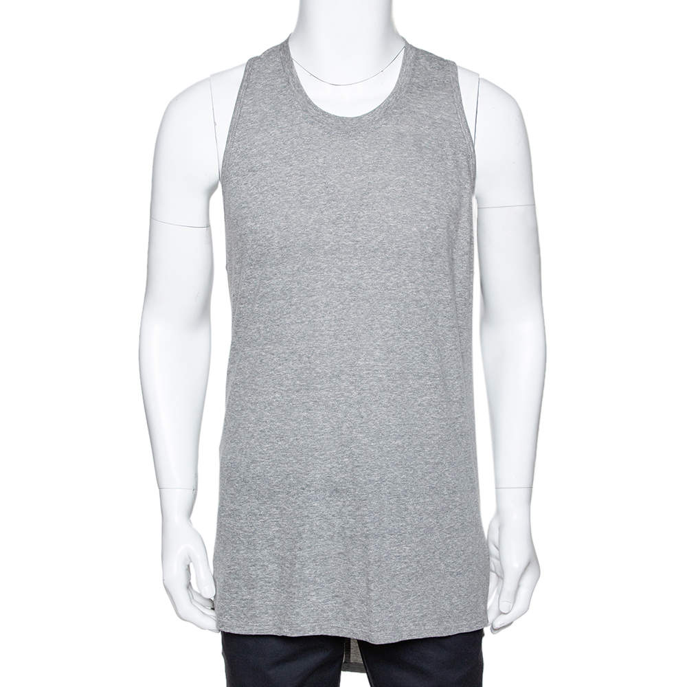 Fear of God Fifth Collection Grey Jersey Sleeveless T Shirt S