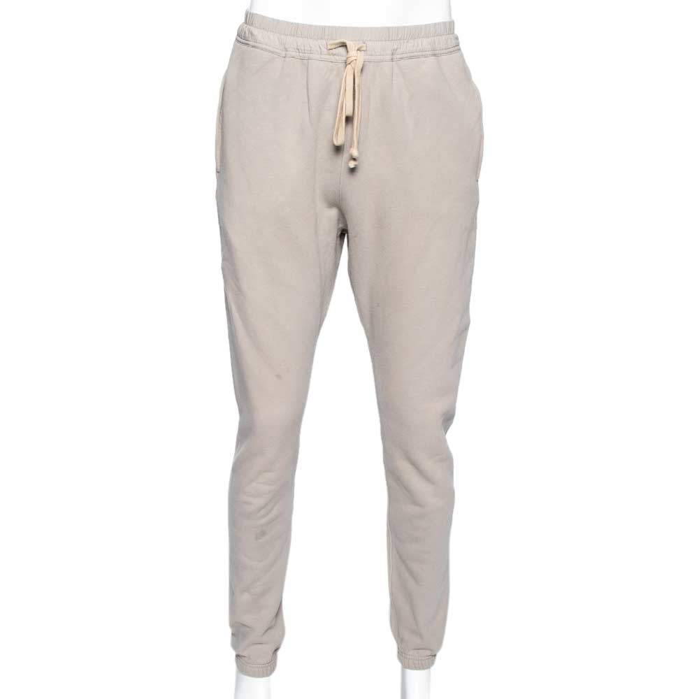 Fear of God Seventh Collection Beige Cotton Vintage Sweatpants M